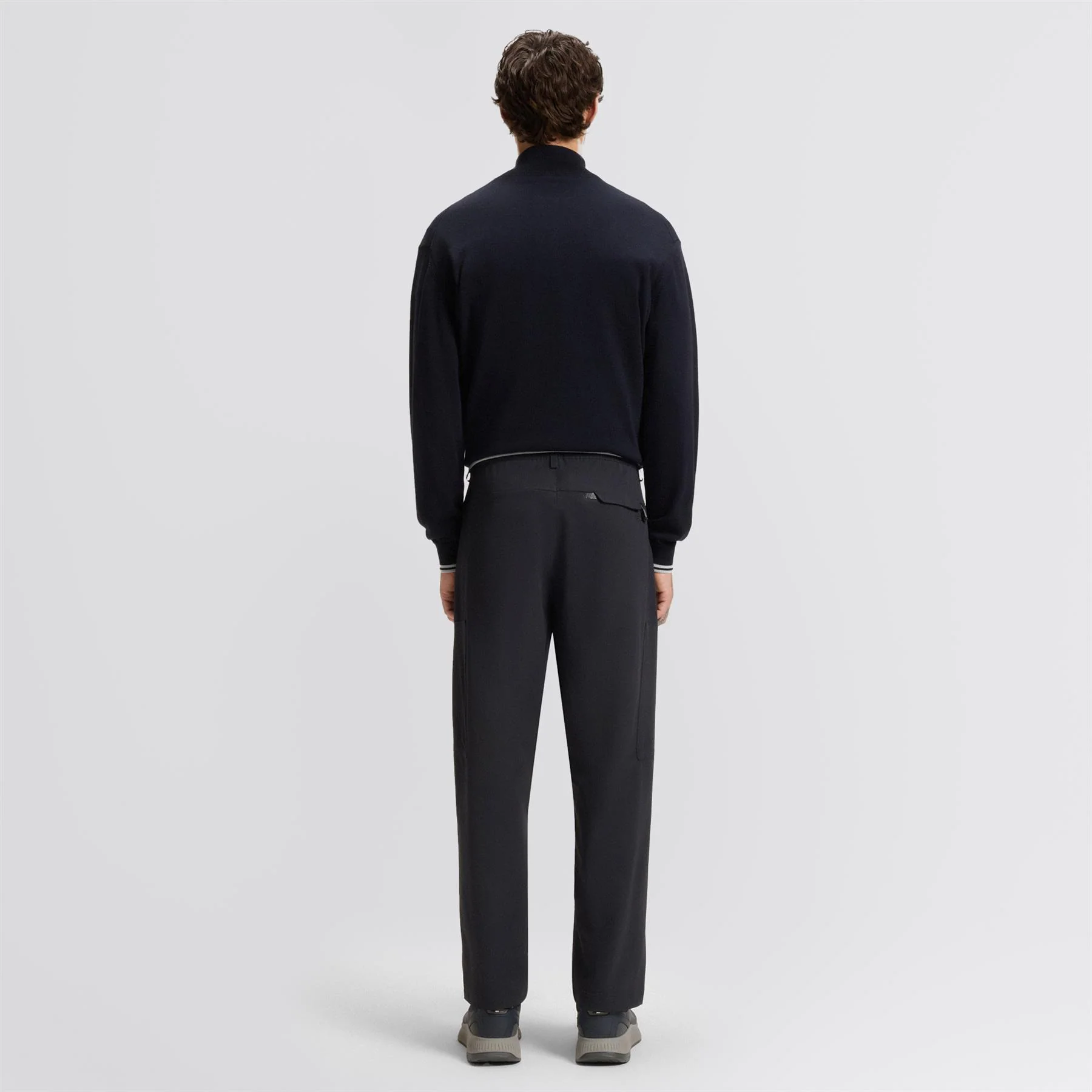 Mirror Cargo Trousers Dark Blue - Image 4