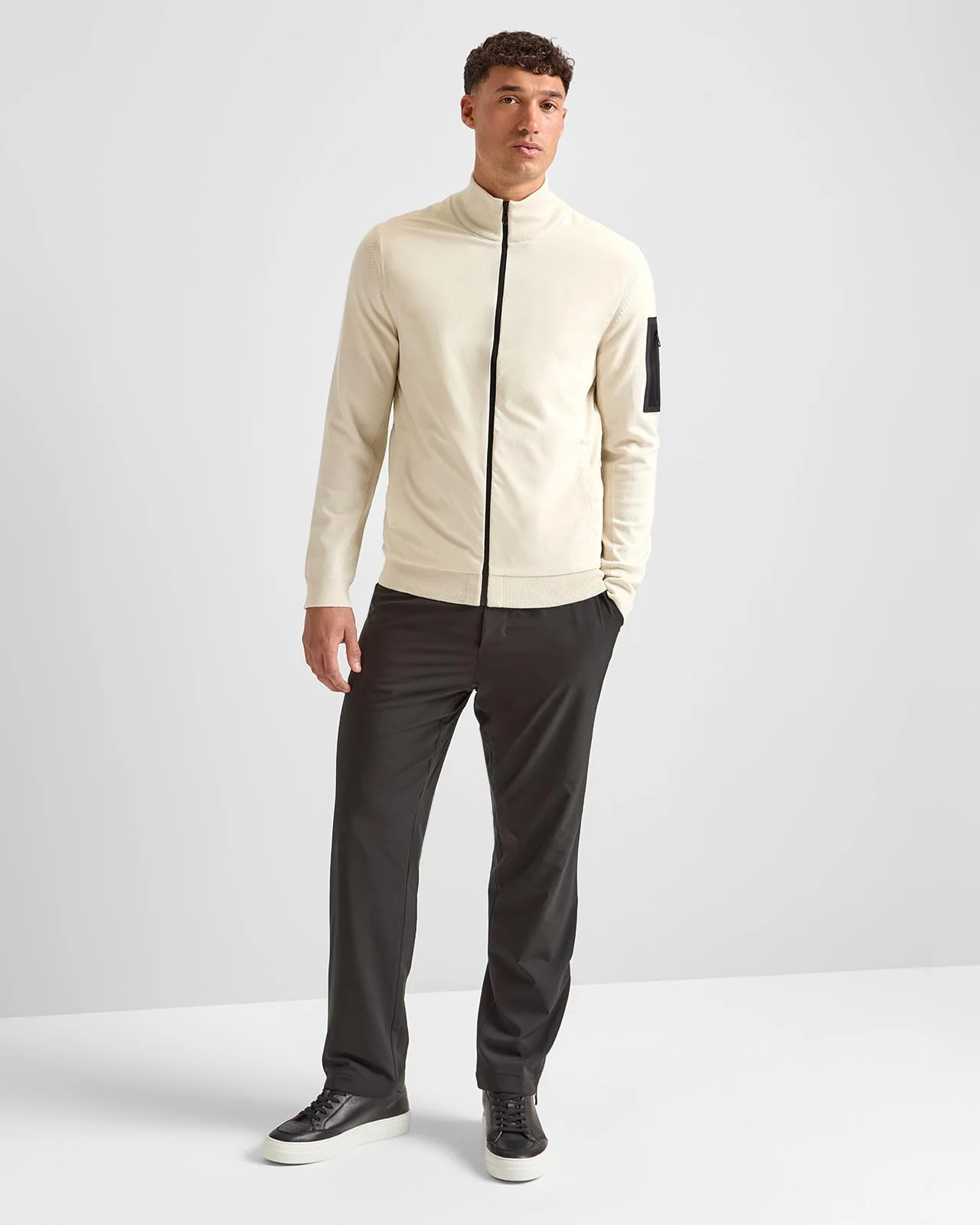 Momentum-X Hybrid Full Zip Open White - Image 3