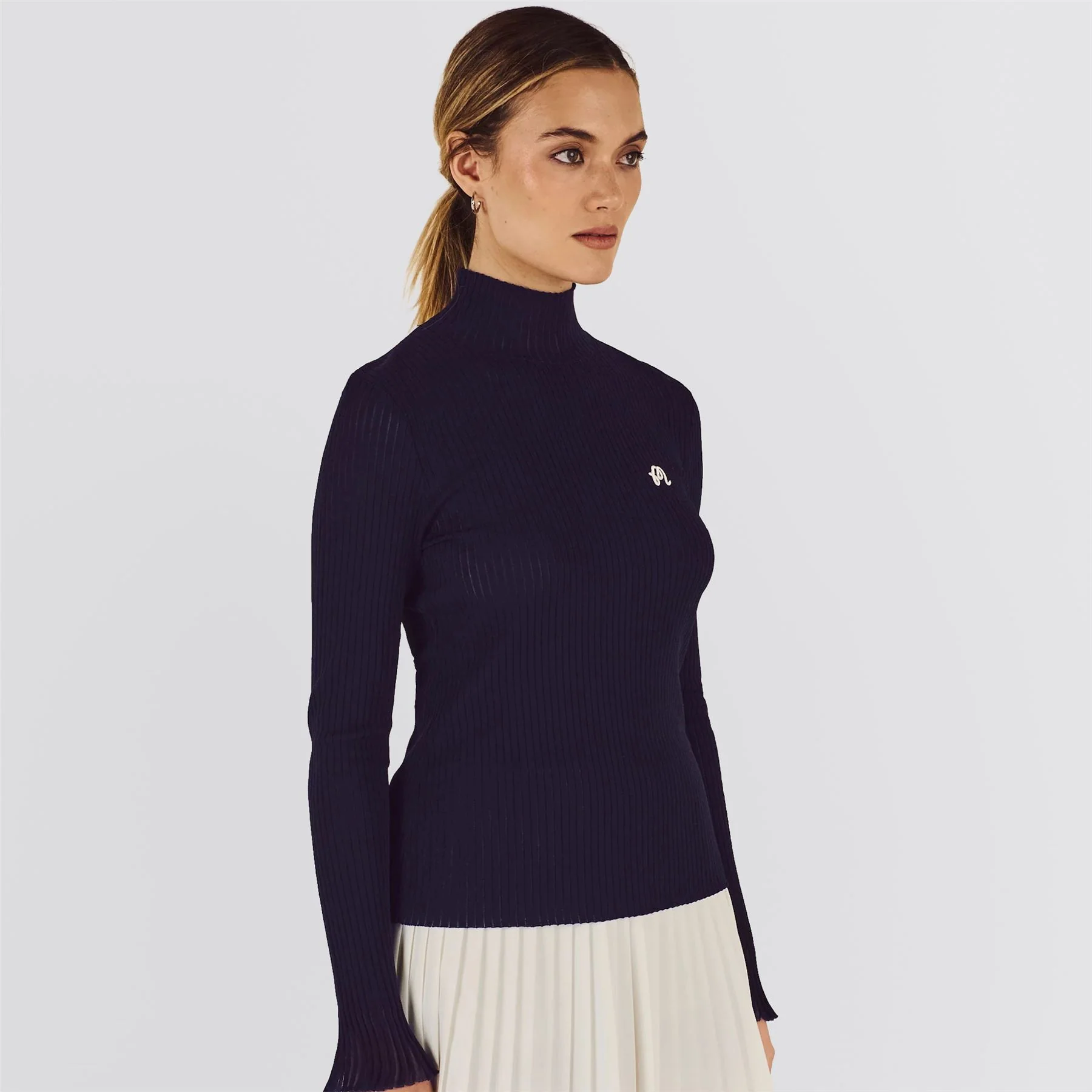 Monika Turtleneck Midnight - Image 2