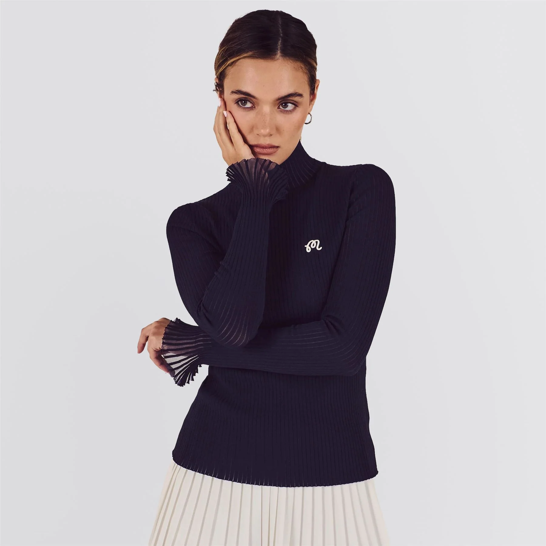 Monika Turtleneck Midnight - Image 3