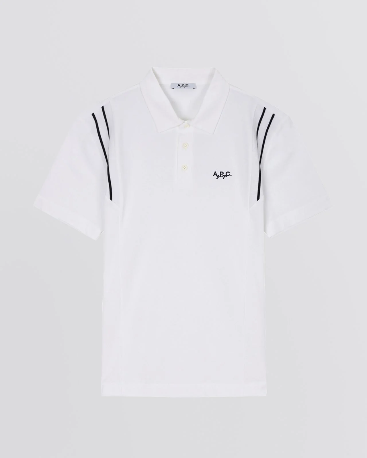 Noa Knit Polo White - Image 6