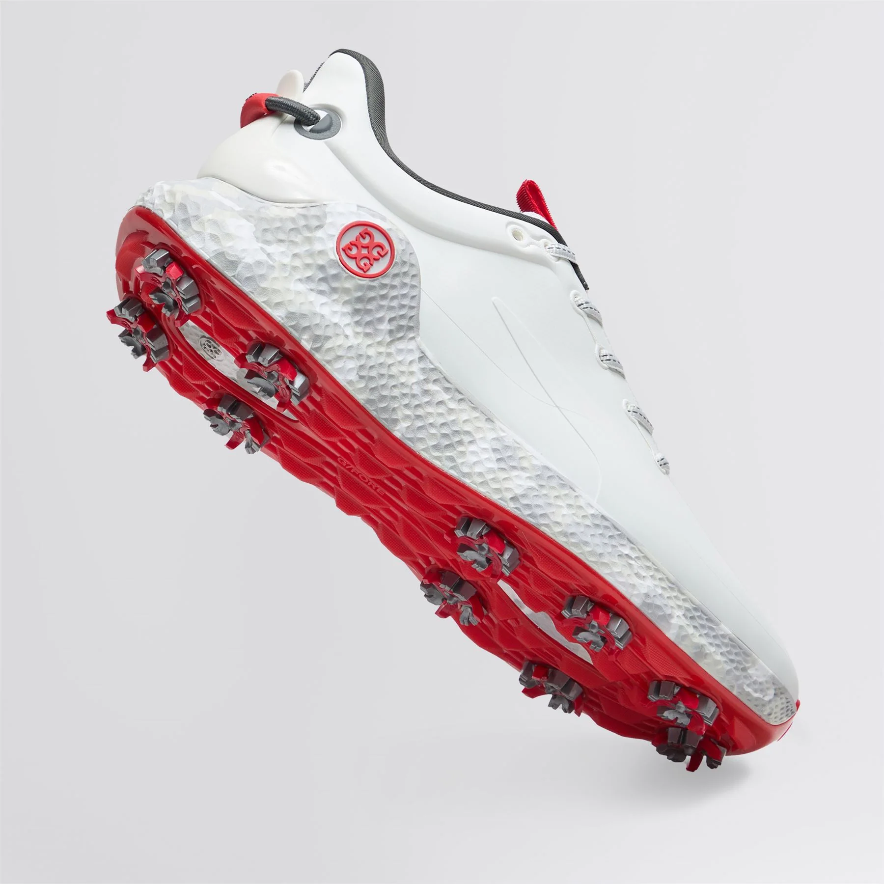 O2 G/LOCK Camo Mid Sole Golf Shoes Snow/Charcoal - Image 3