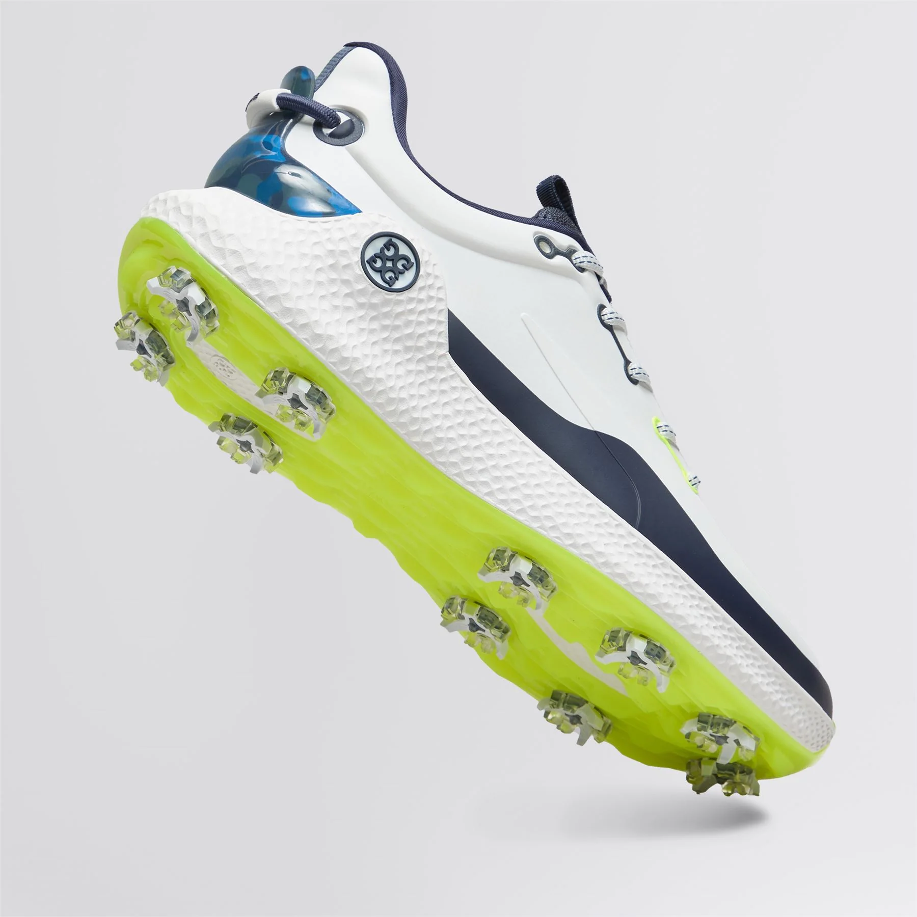 MG4+ O2 G/LOCK Spiked Golf Shoe Snow/Twilight - Image 6
