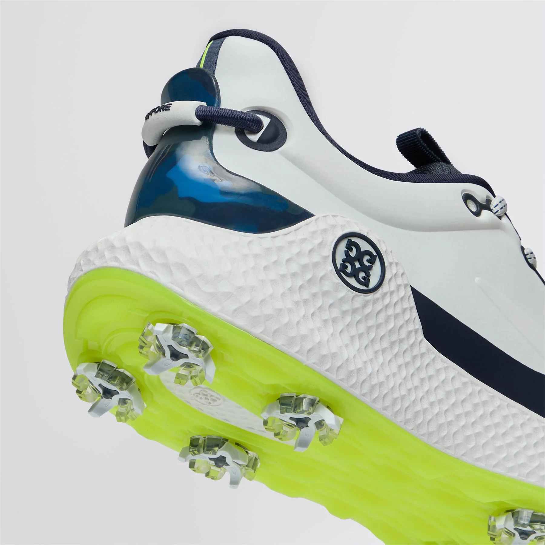MG4+ O2 G/LOCK Spiked Golf Shoe Snow/Twilight - Image 7