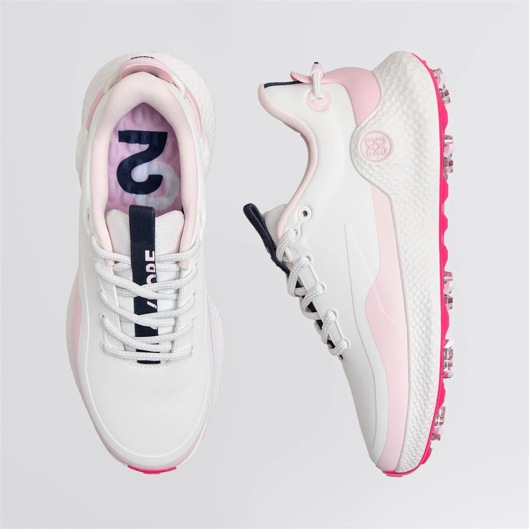 O2 TPU Upper Golf Shoes Snow/Blush - Image 4