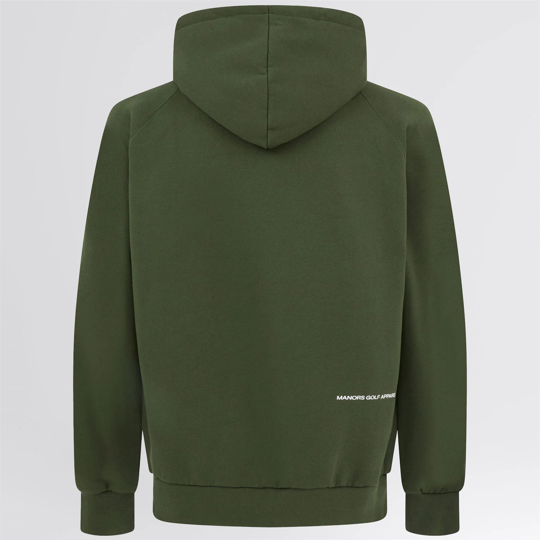 Organic Knitted Cotton Logo Hoodie Green - Image 6