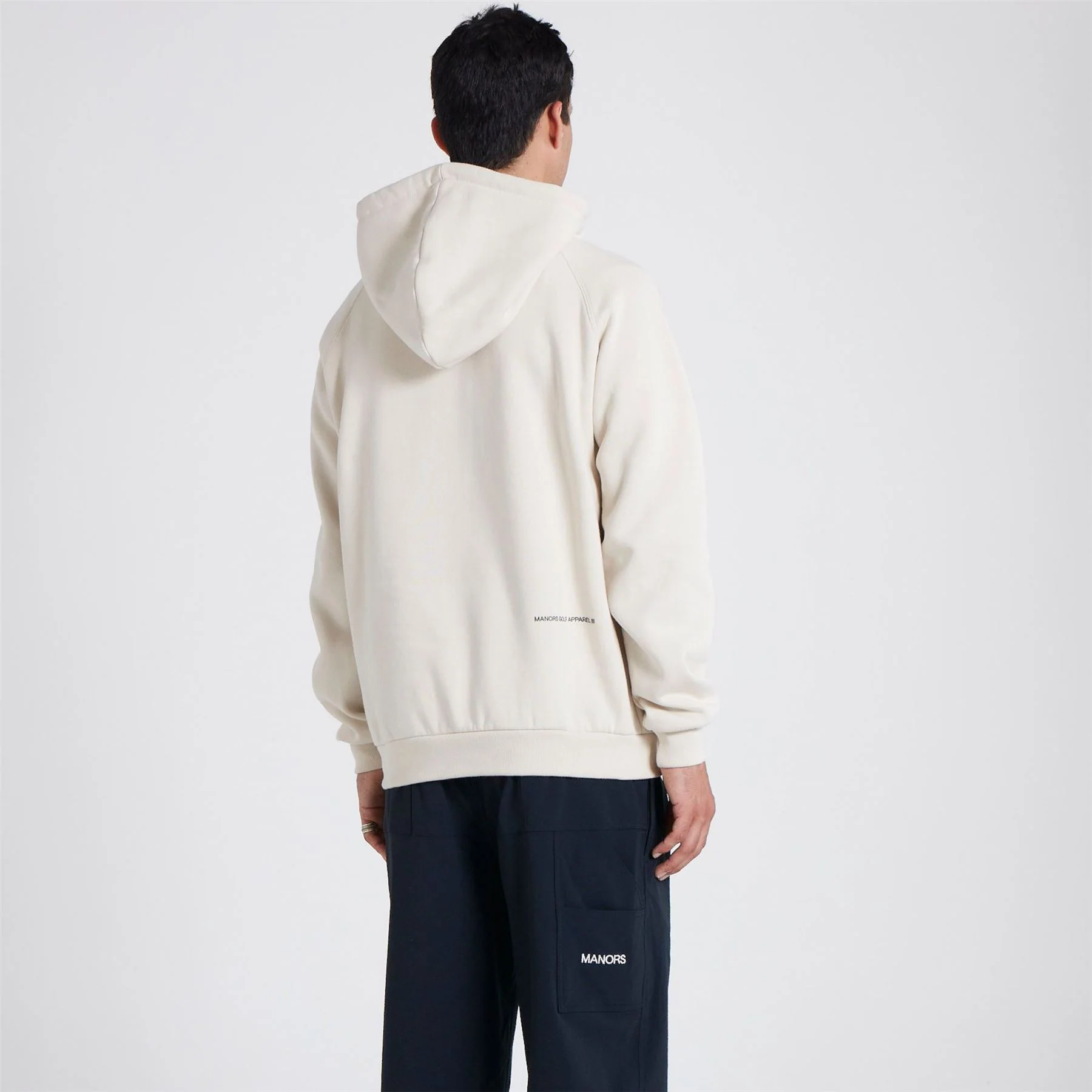 Organic Logo Hoodie Ivory - Image 3