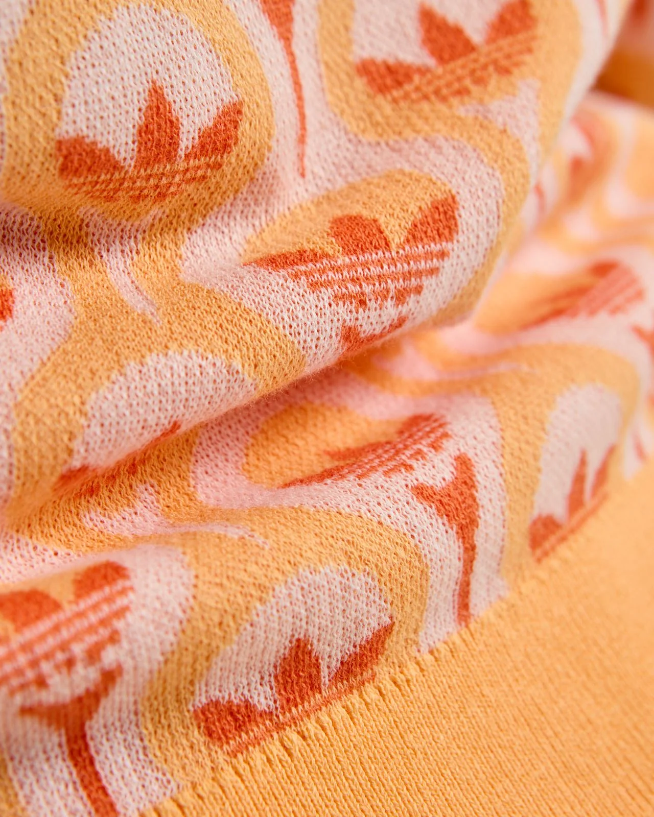 Originals All Over Cardigan White/Ice Tangerine - Image 6