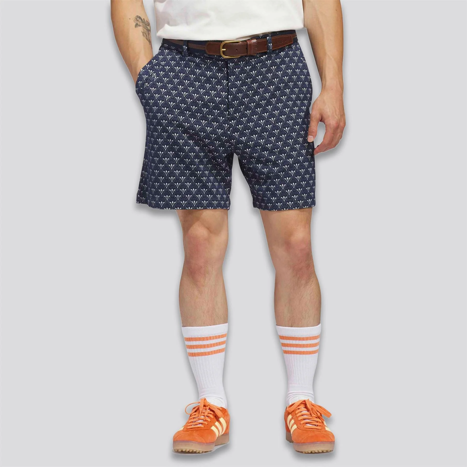 Originals All Over Shorts Night Indigo/Chalk White