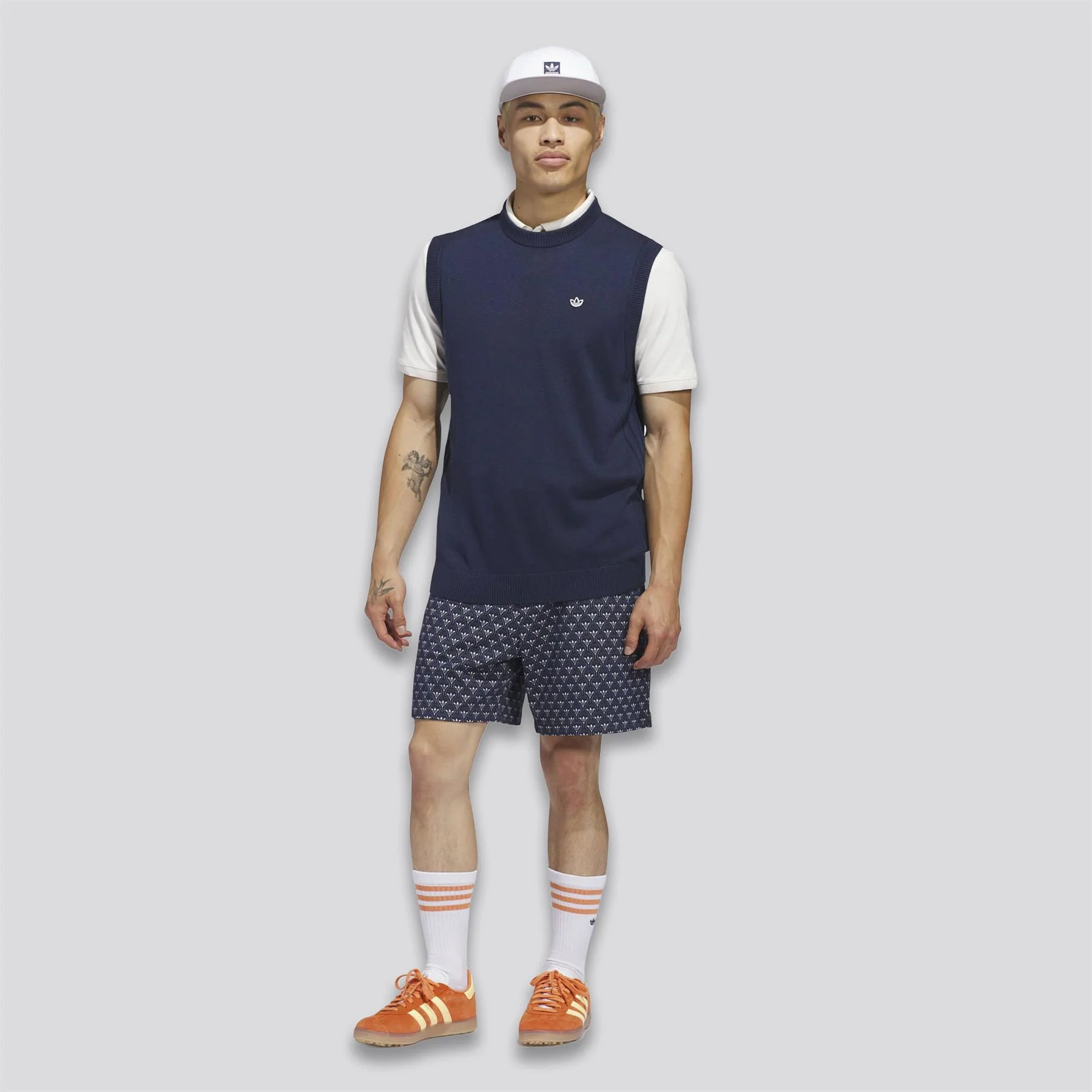 Originals All Over Shorts Night Indigo/Chalk White - Image 2