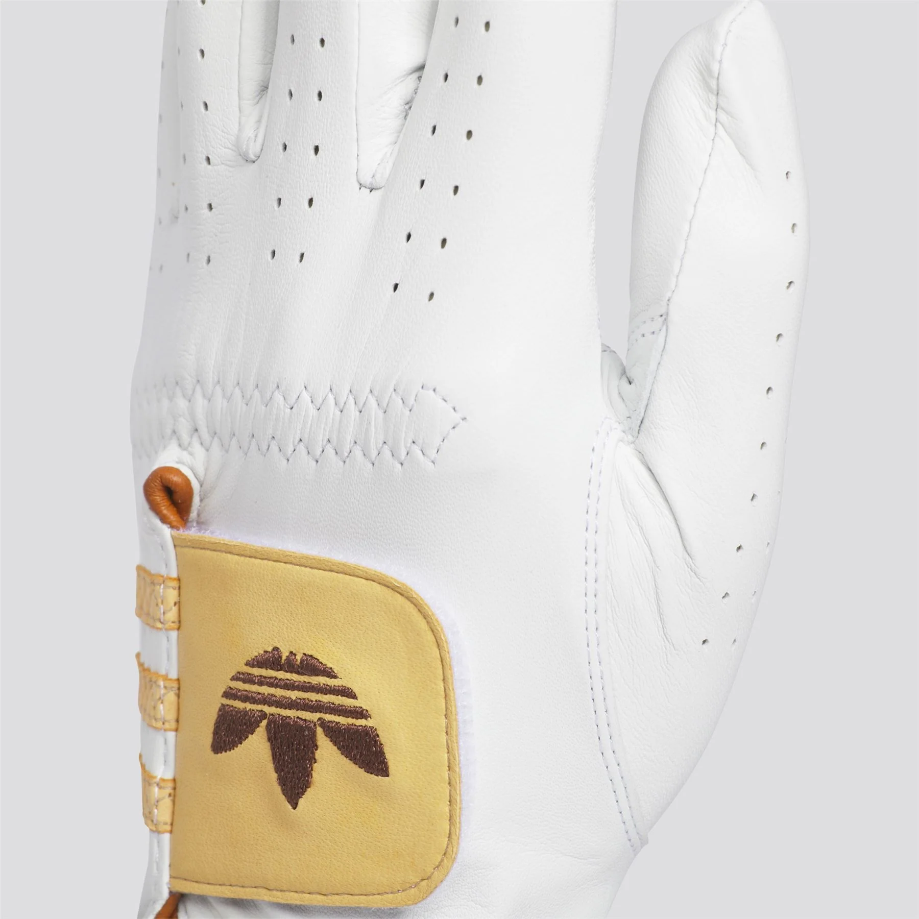 Originals Left Hand Leather Glove White/Ice Tangerine - Image 3