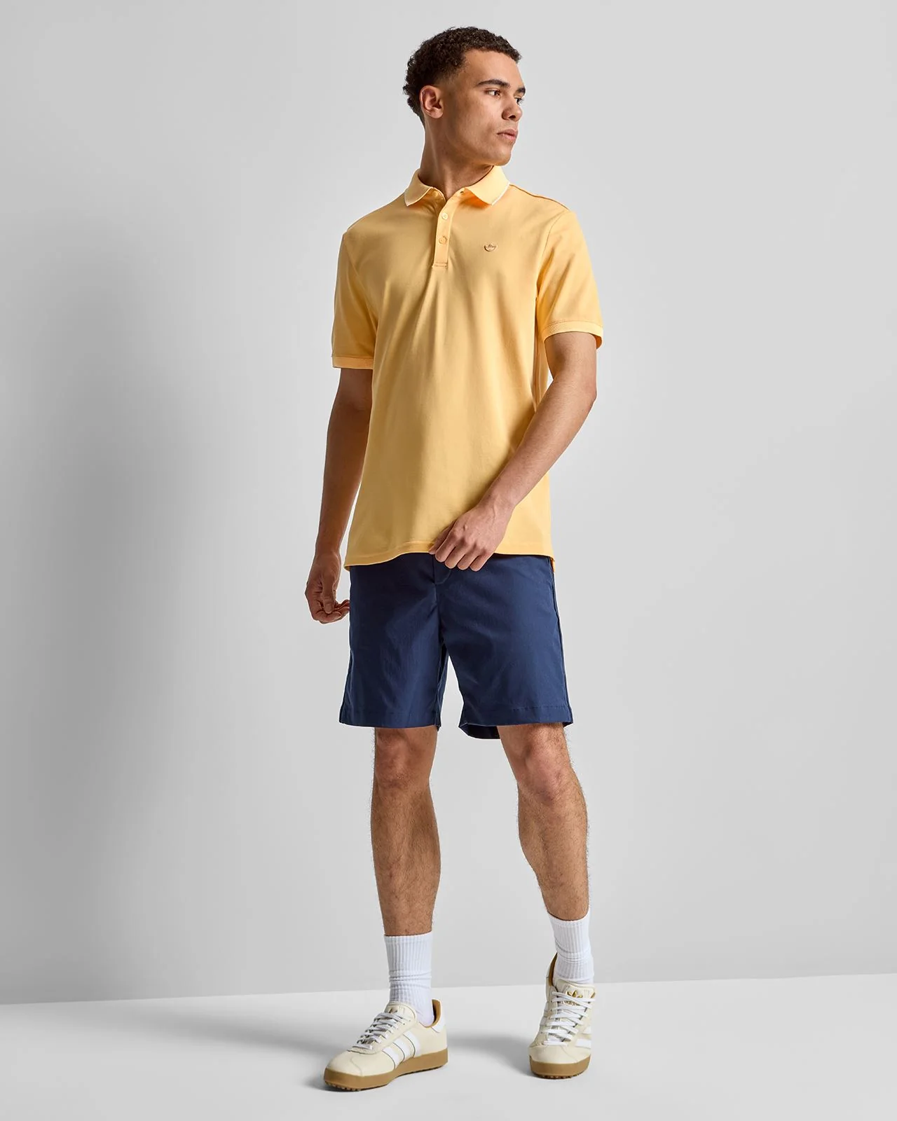 Originals Twistknit Trefoil Polo Ice Tangerine - Image 3