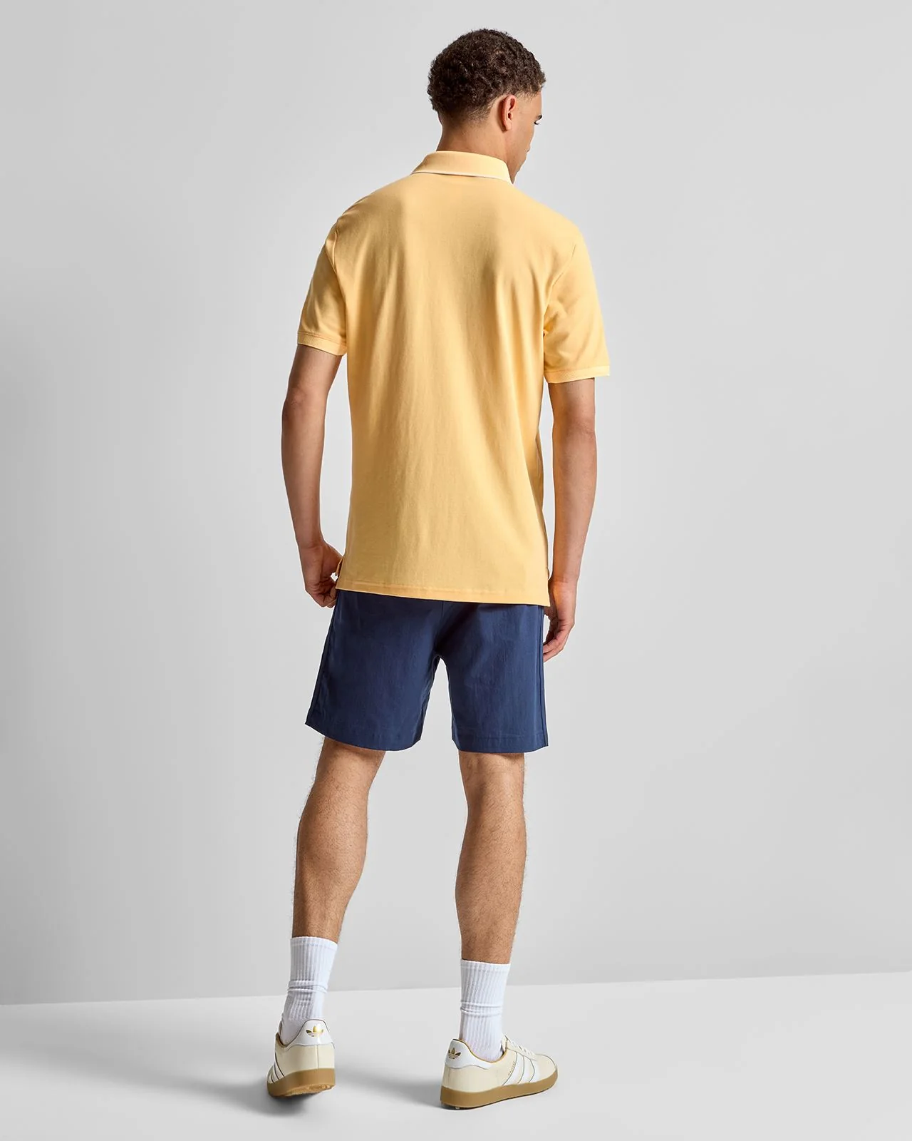 Originals Twistknit Trefoil Polo Ice Tangerine - Image 4