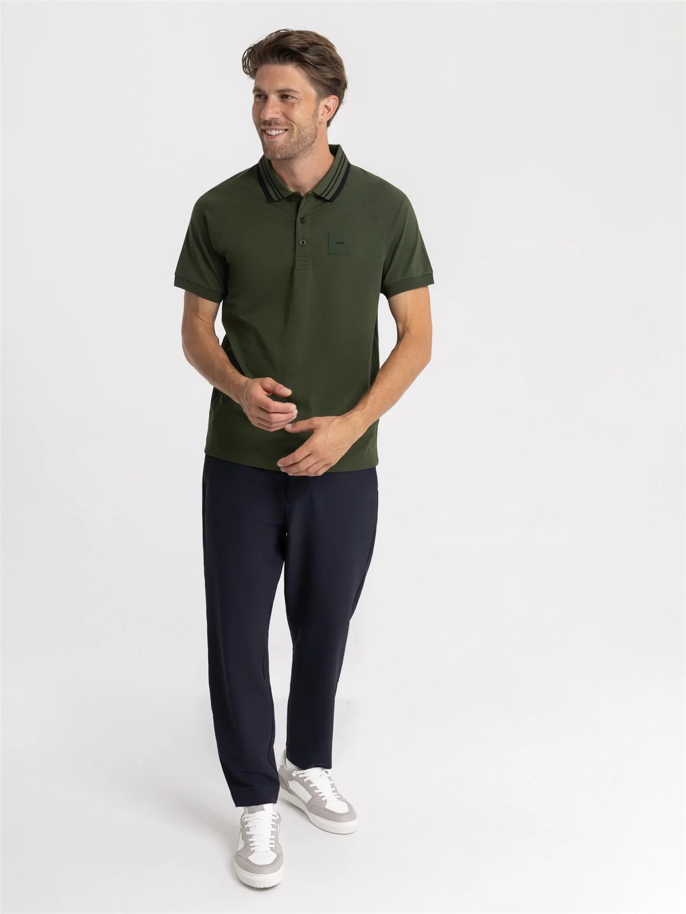 Paddy Rib Polo Dark Green - Image 2