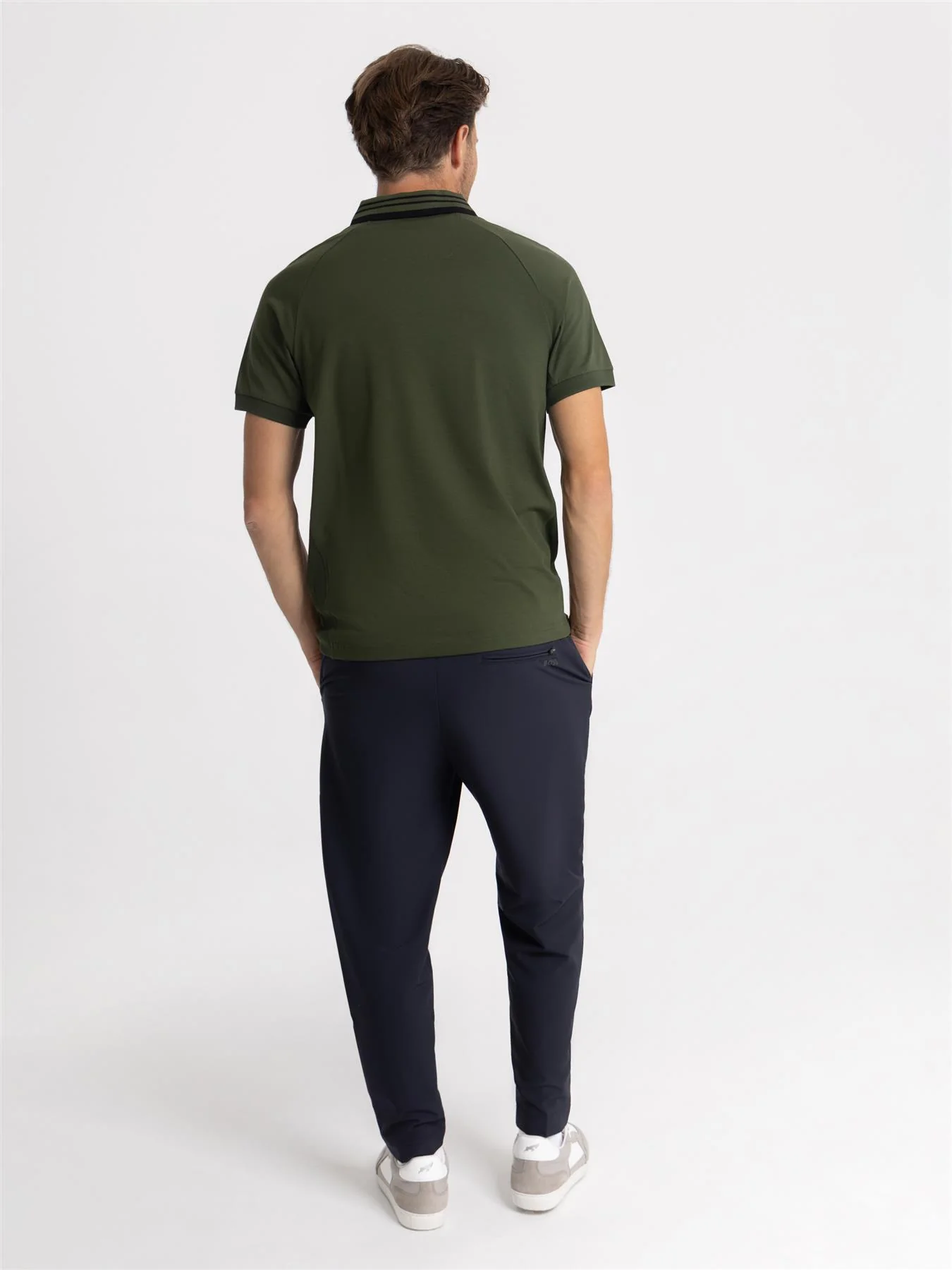 Paddy Rib Polo Dark Green - Image 4
