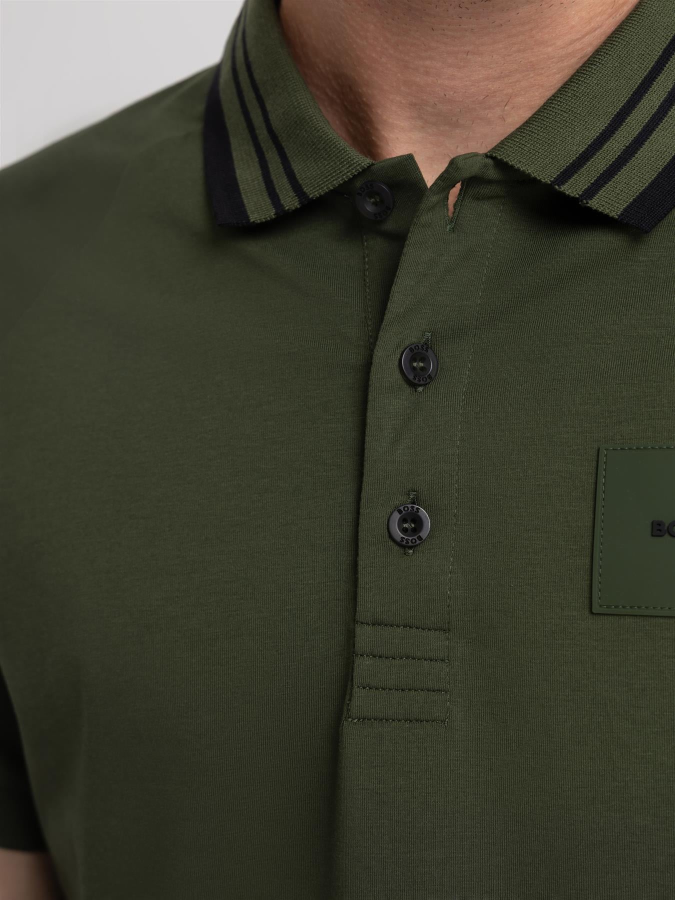 Paddy Rib Polo Dark Green - Image 7