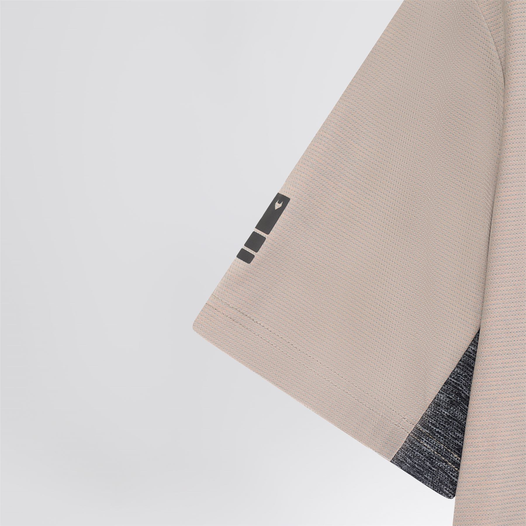 Panelled Mesh Polo Beige - Image 8
