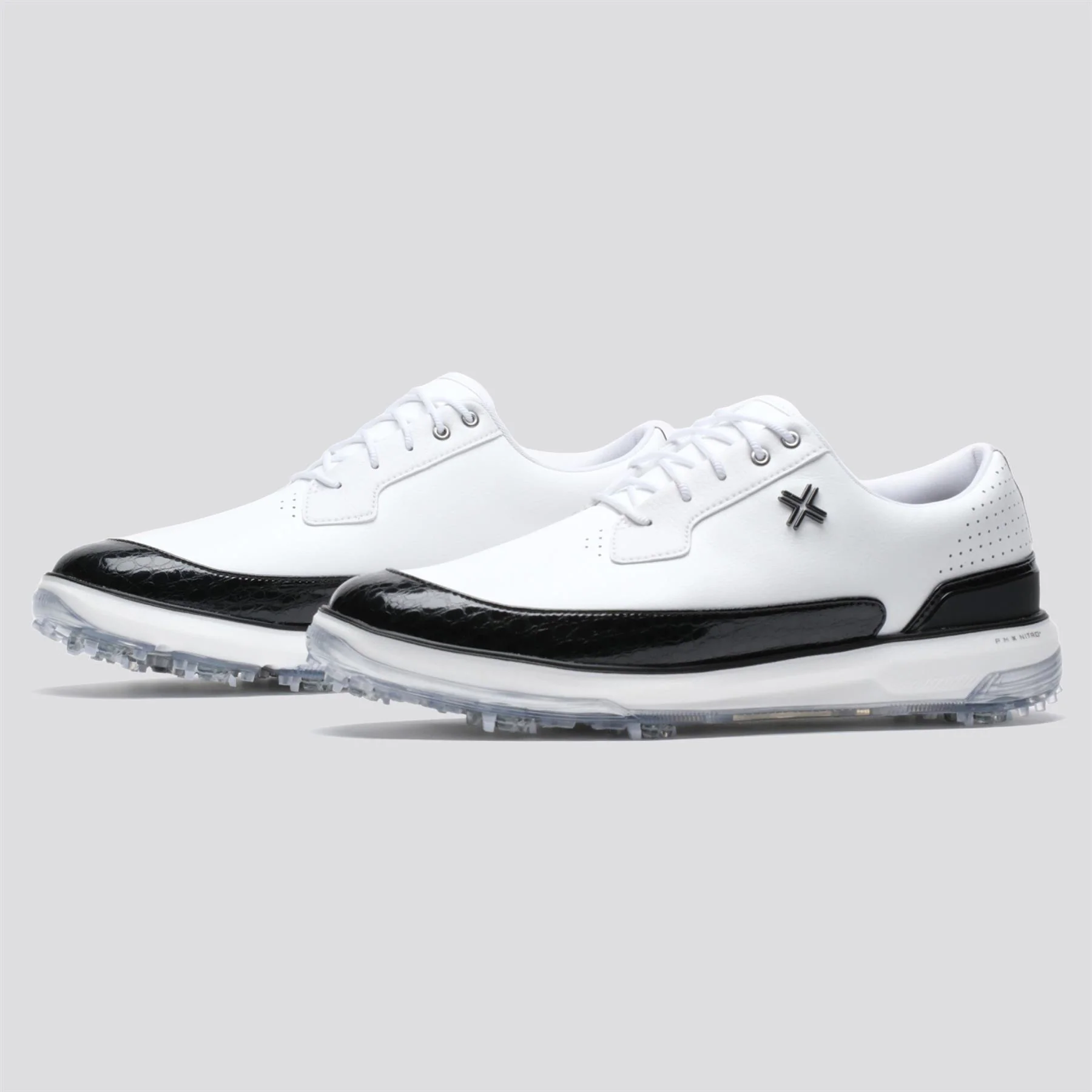 PAYNTR Moving Day SC RS Spiked Golf Shoes White/Black/Gator - Image 3
