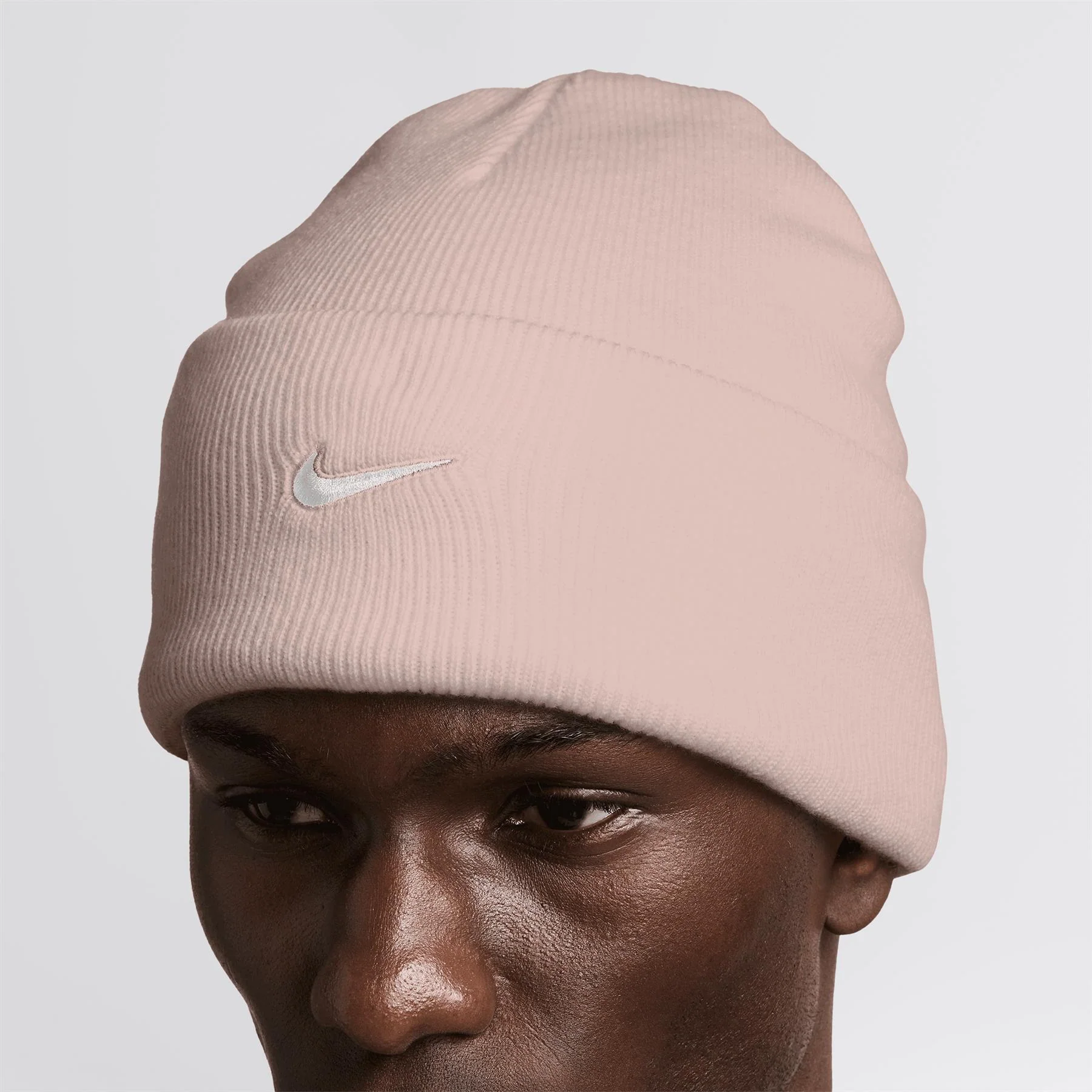 Peak Swoosh Beanie Silt Red/White - Image 2