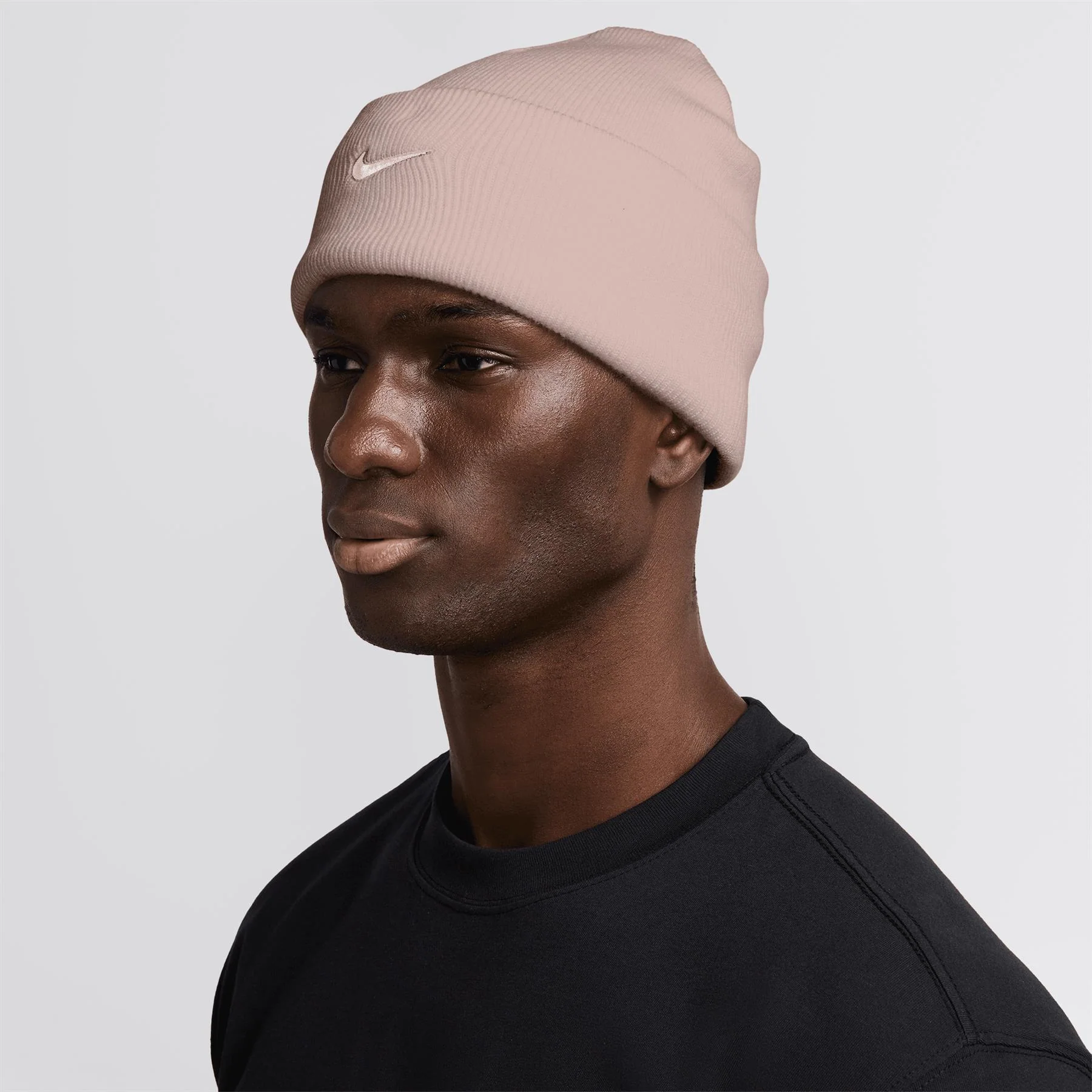 Peak Swoosh Beanie Silt Red/White - Image 3