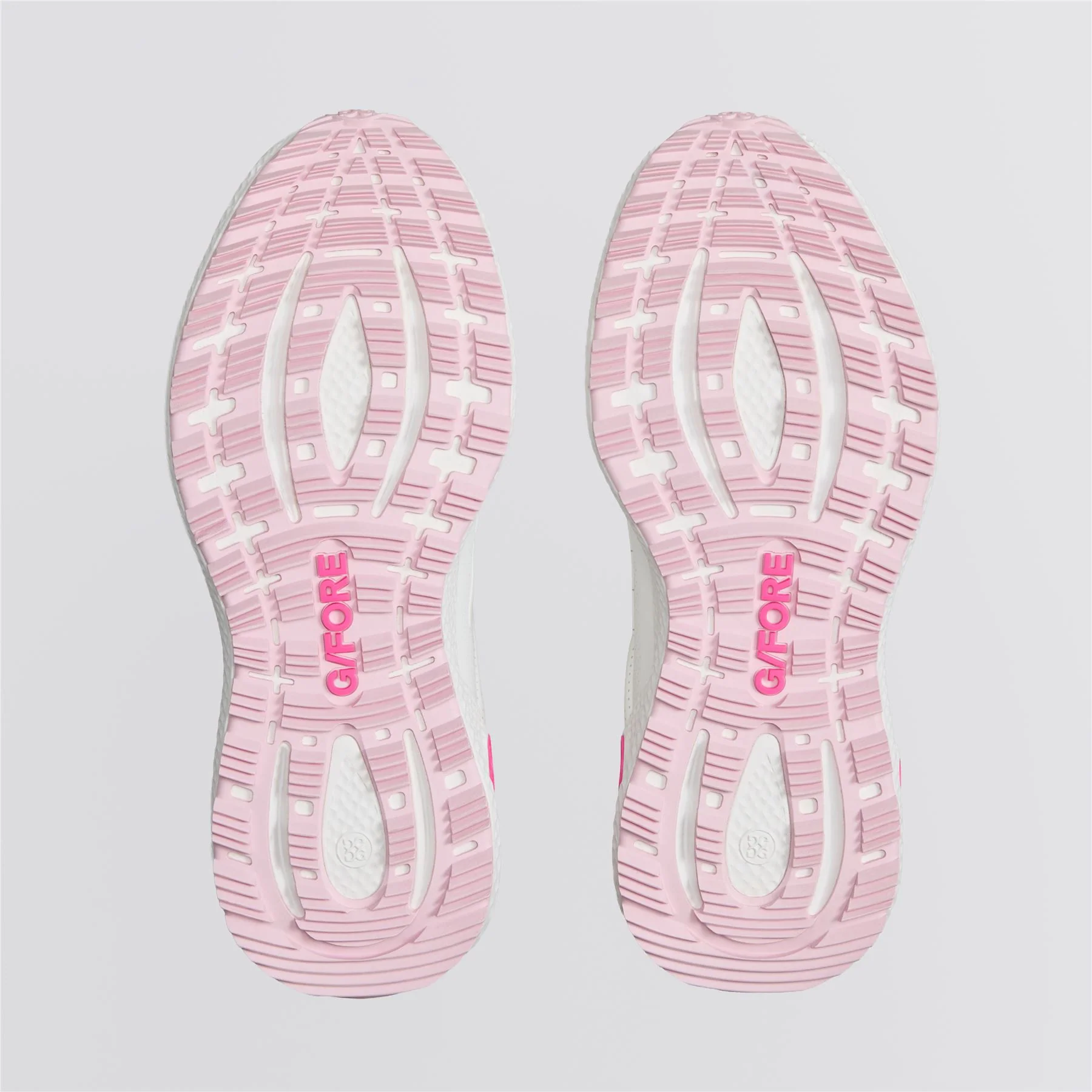 Perforated MG4+ O2 Spikeless Golf Shoe Snow/Multi - Image 2