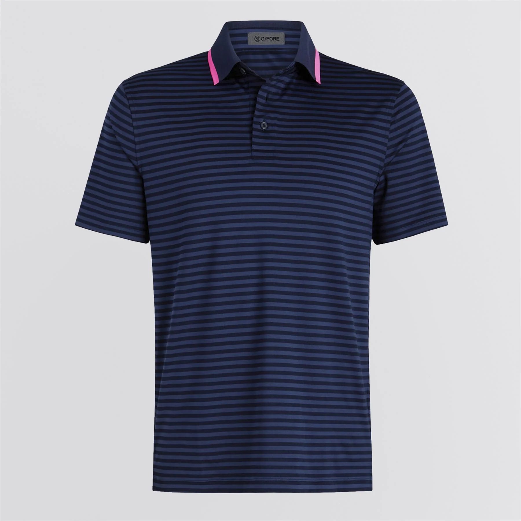 Perforated Stripe Polo Twilight - Image 6