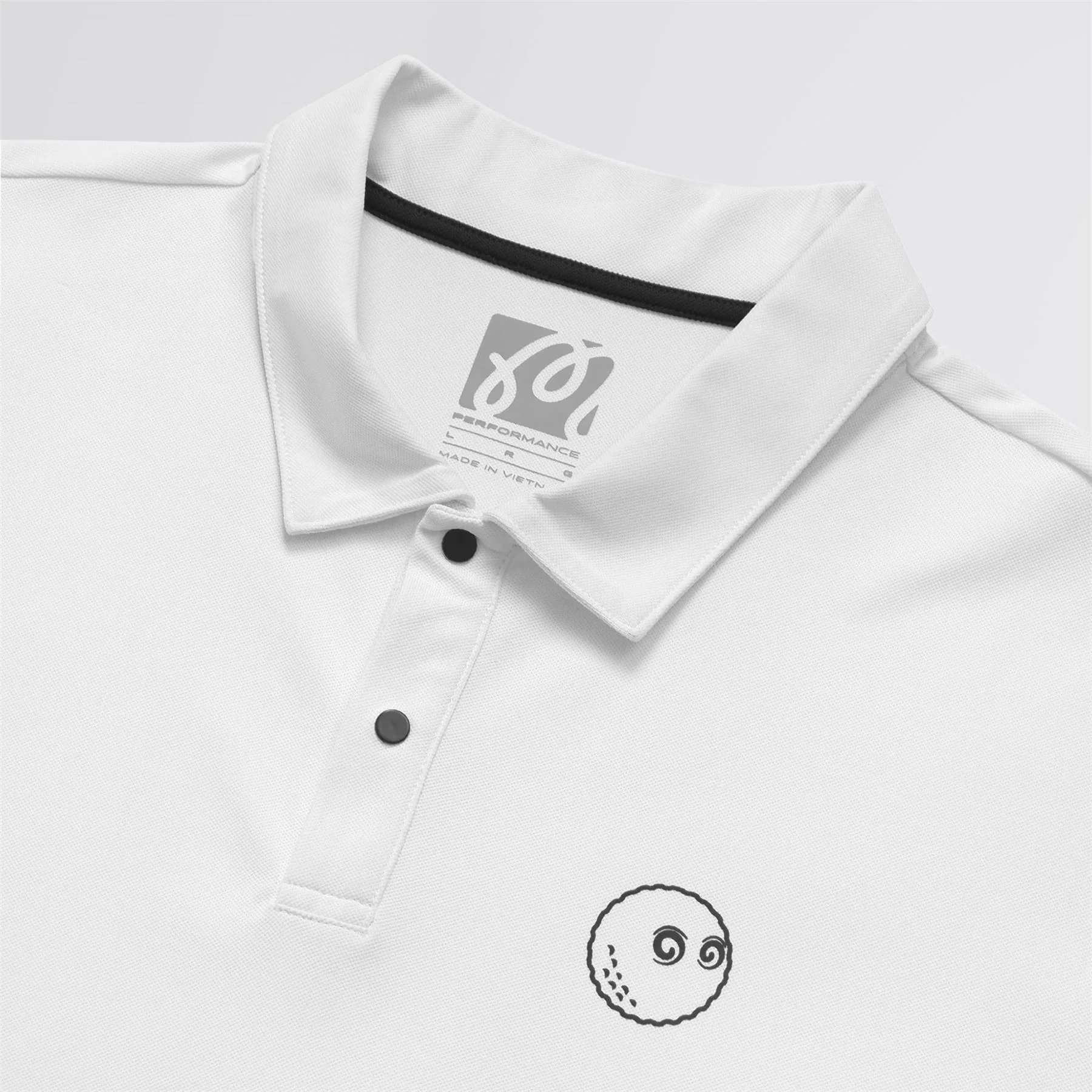 Performance Pique Polo White - Image 6