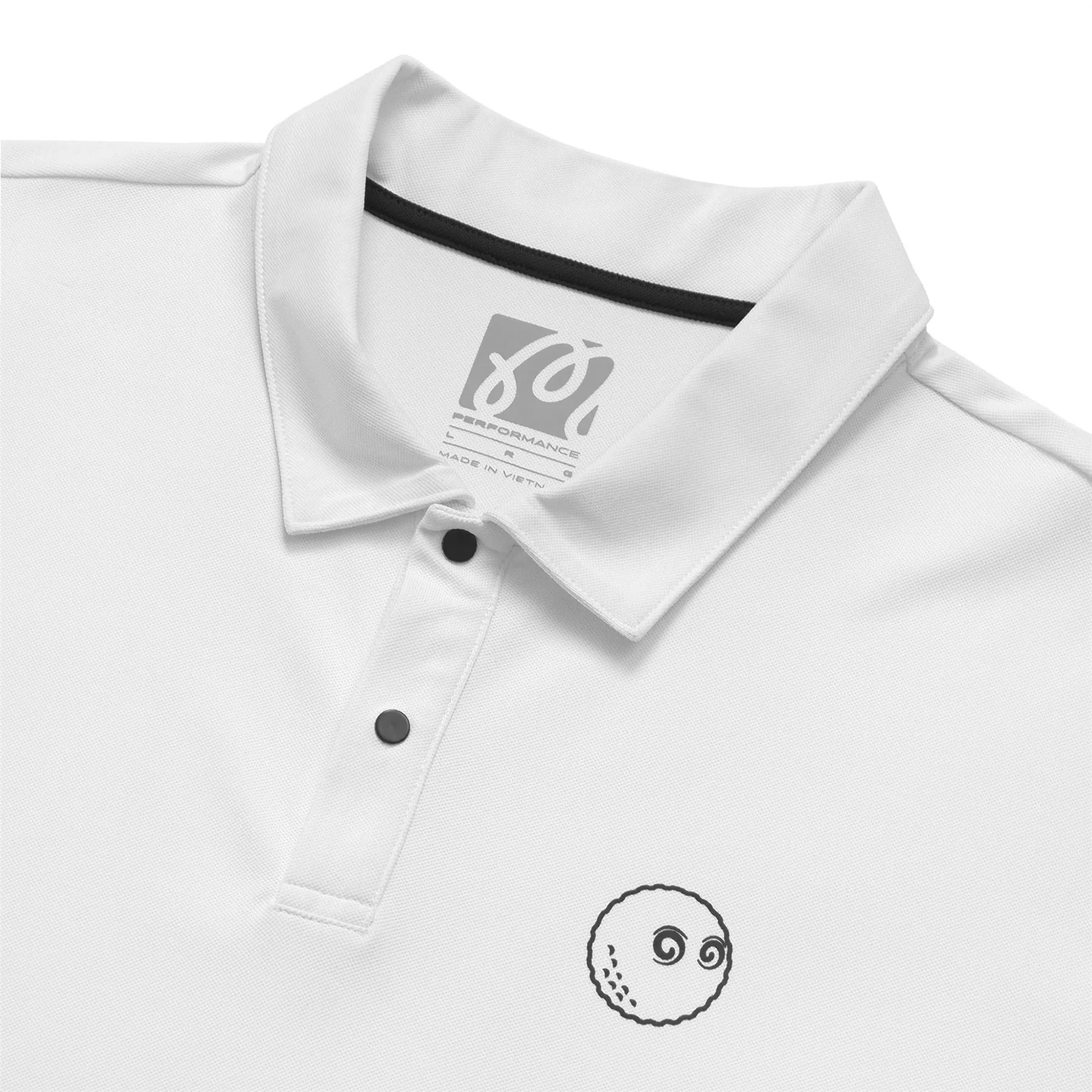 Performance Pique Polo White - Image 8