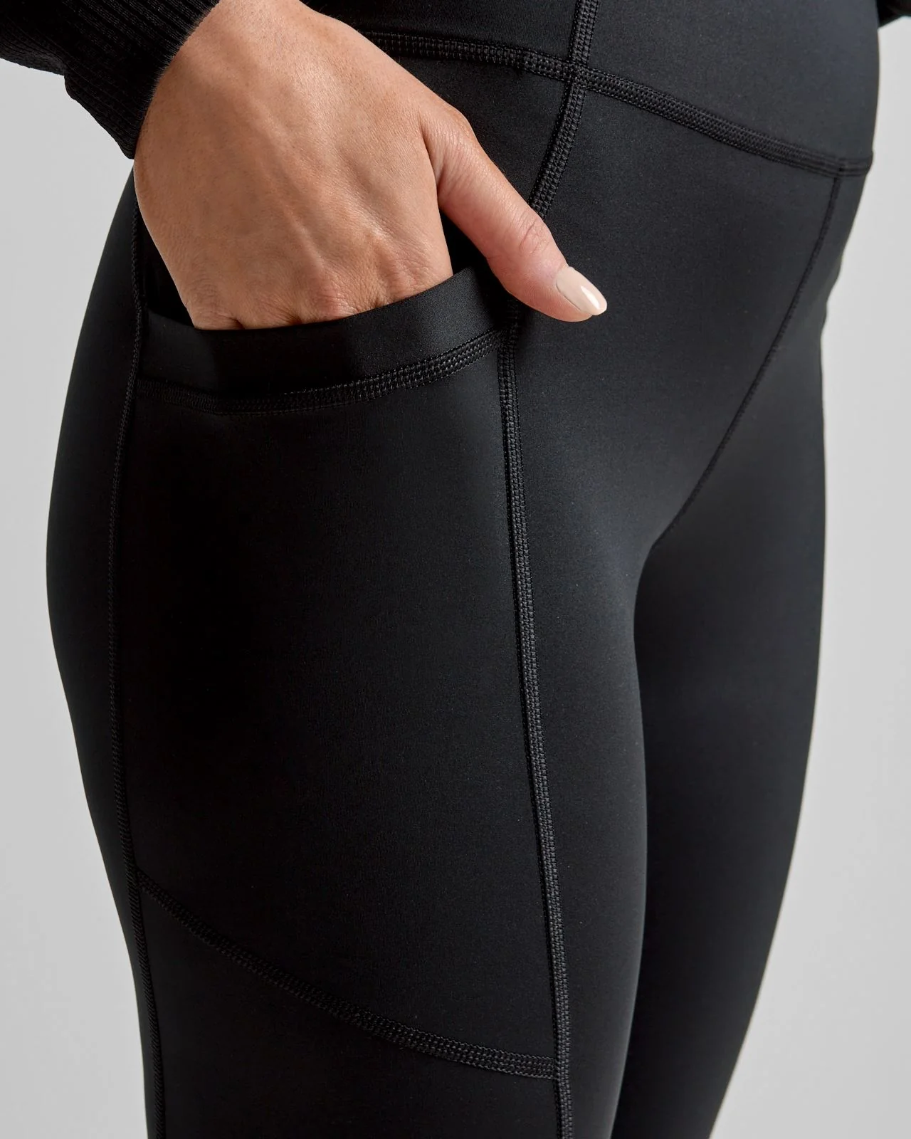 Performance Pocket Leggings Black - Image 6