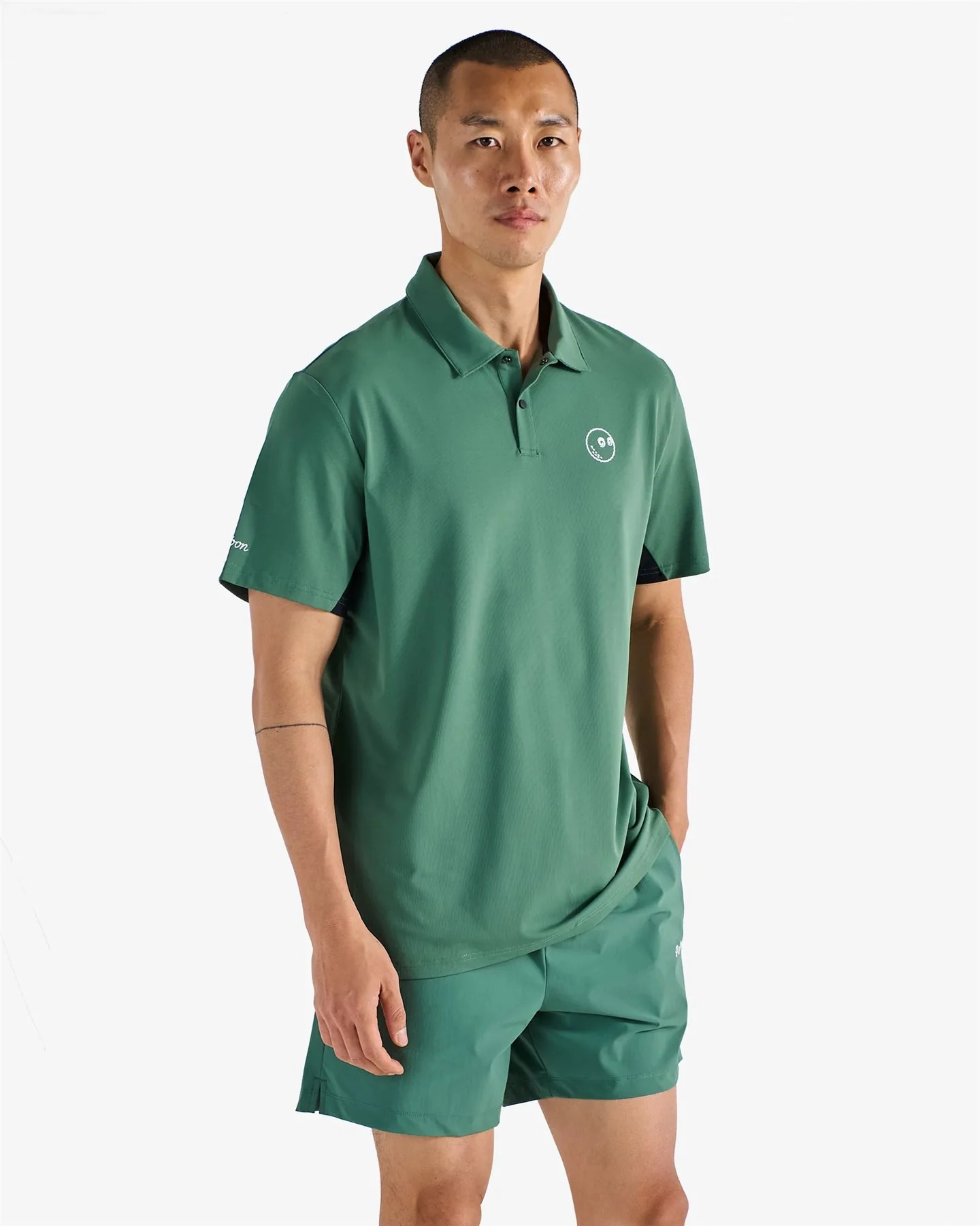 Performance Poly Tech Shorts Forest - Image 4