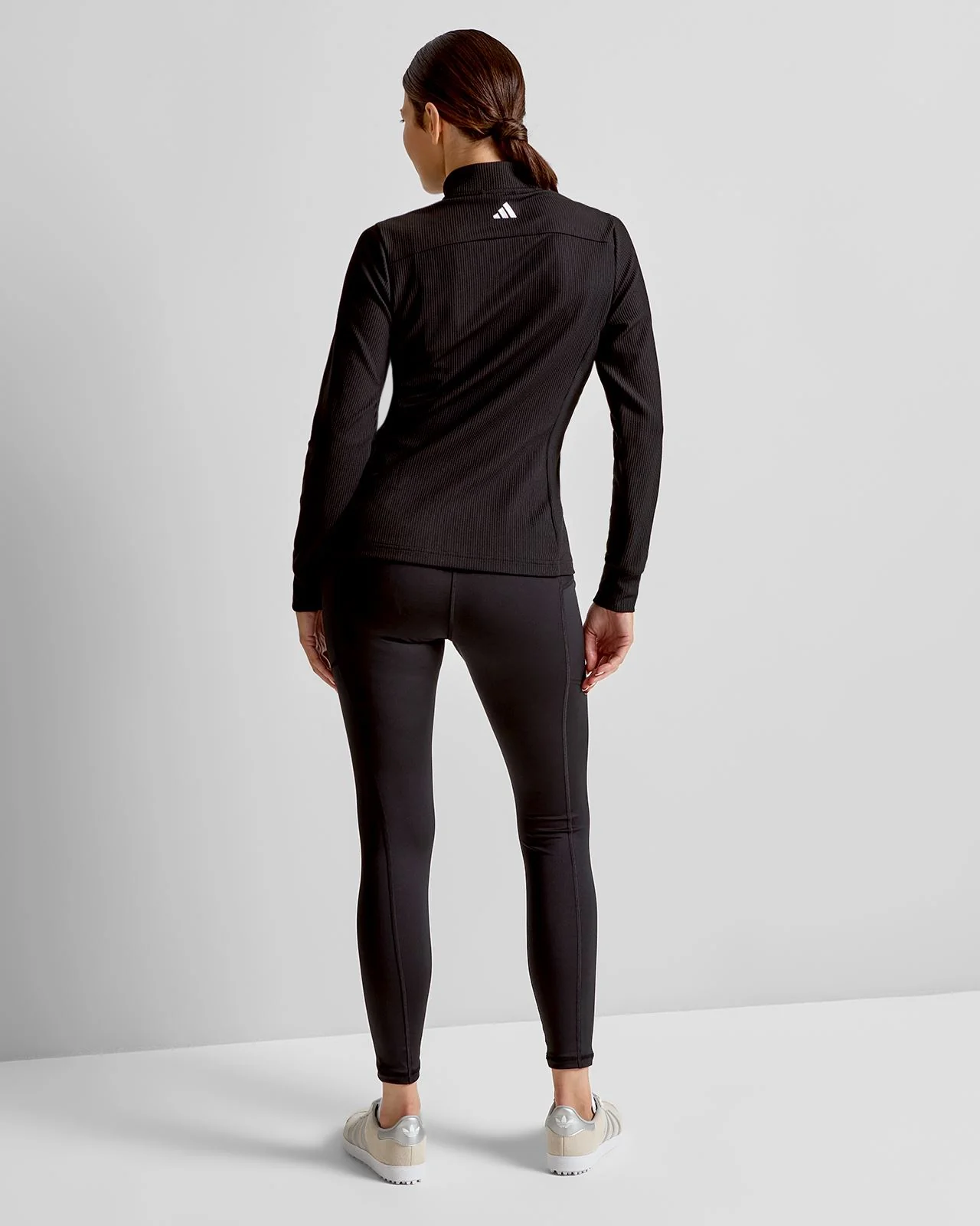 Performance Texture Full Zip Jacket Black - Image 4