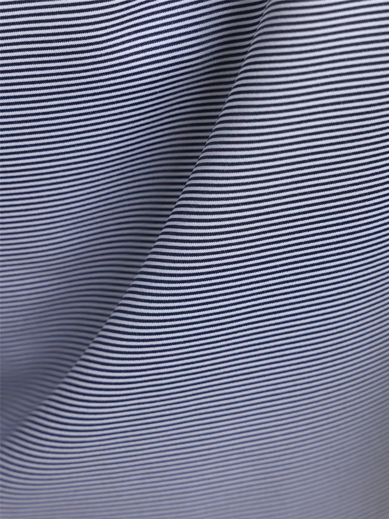 Perth Mini Stripe Quarter Zip Mid Layer Navy/White - Image 8