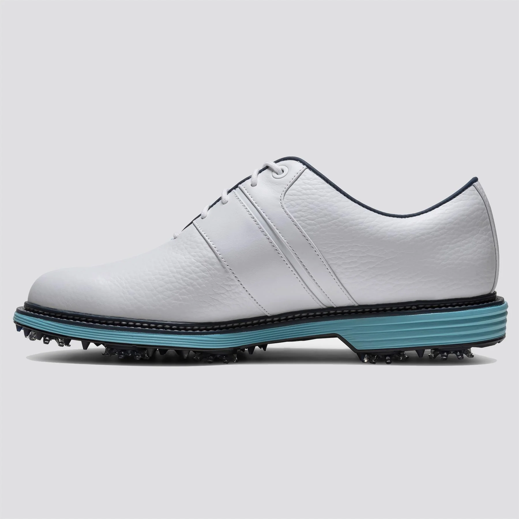 Premier Series Packard Spiked Golf Shoes White/Navy/Blue - Image 7