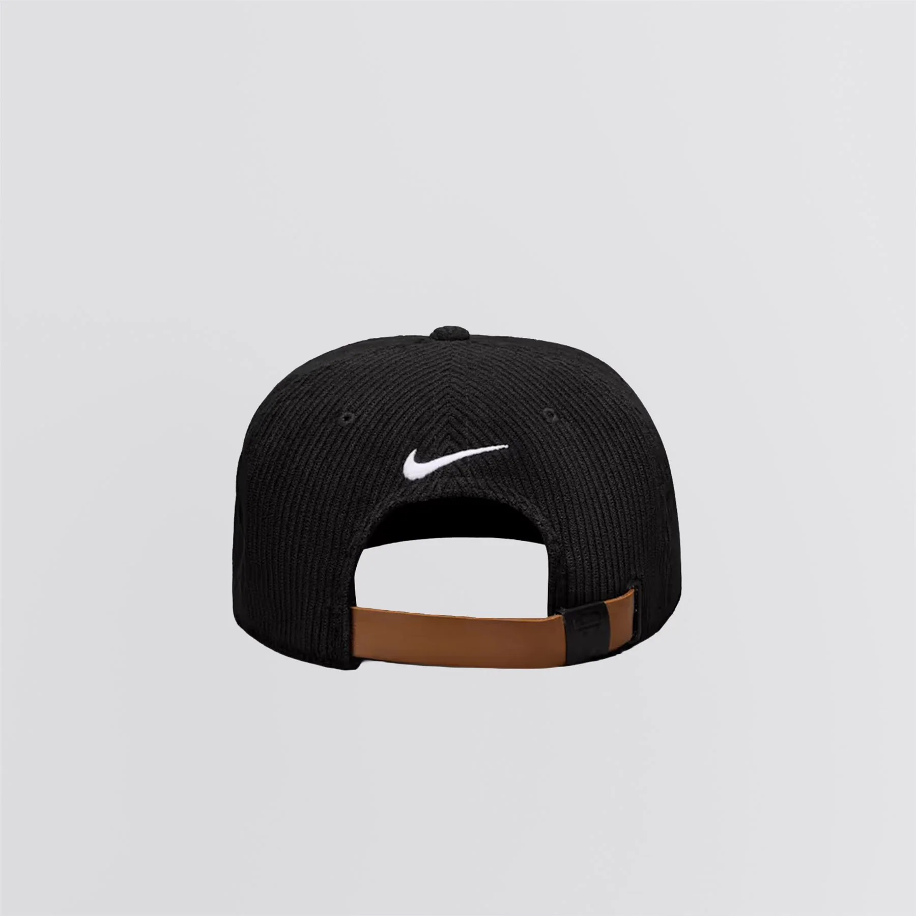 Pro Flat Bill Cord Golf Cap Black/Anthracite - Image 6