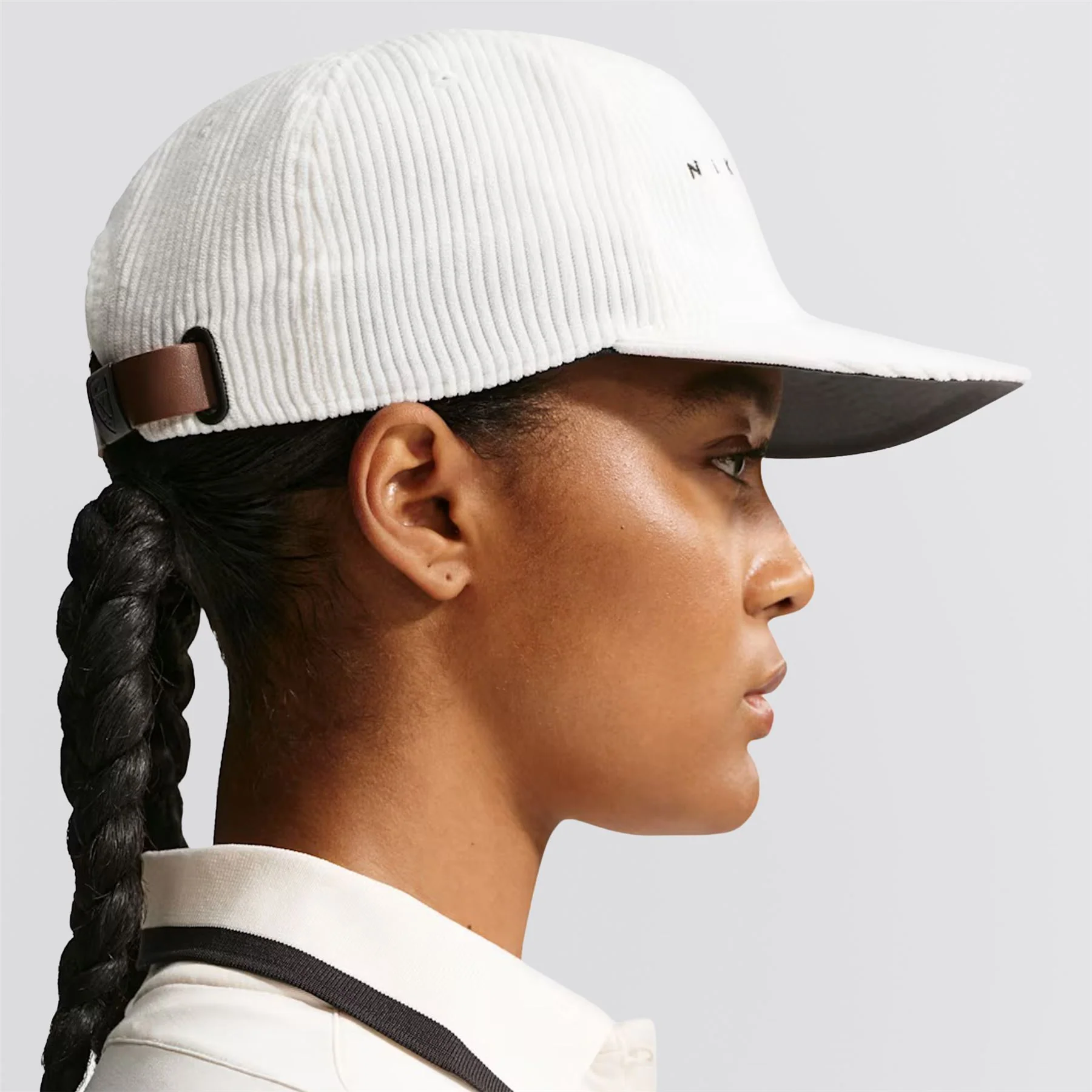 Pro Flat Bill Cord Golf Cap Sail/Anthracite - Image 4