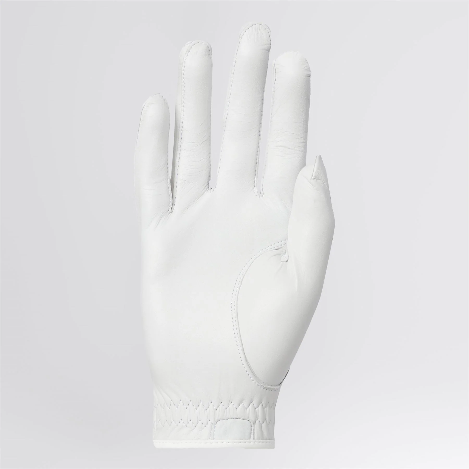 Pro Leather Right Hand Golf Glove White - Image 2