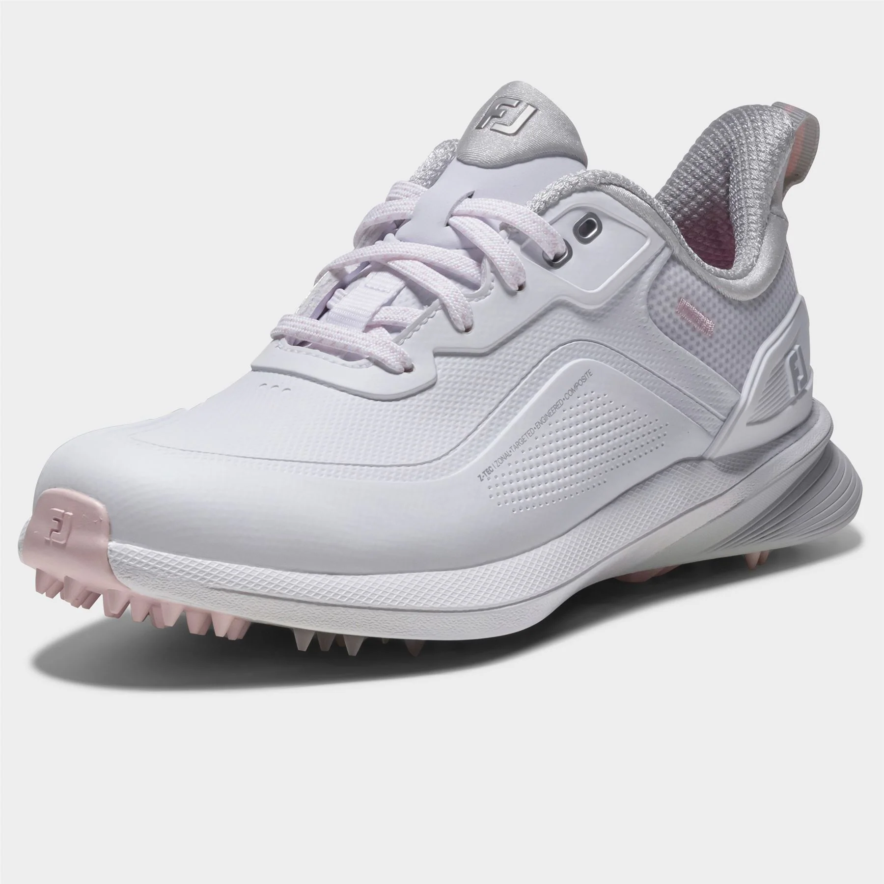 Pro Spikeless Golf Shoes White/Grey - Image 2