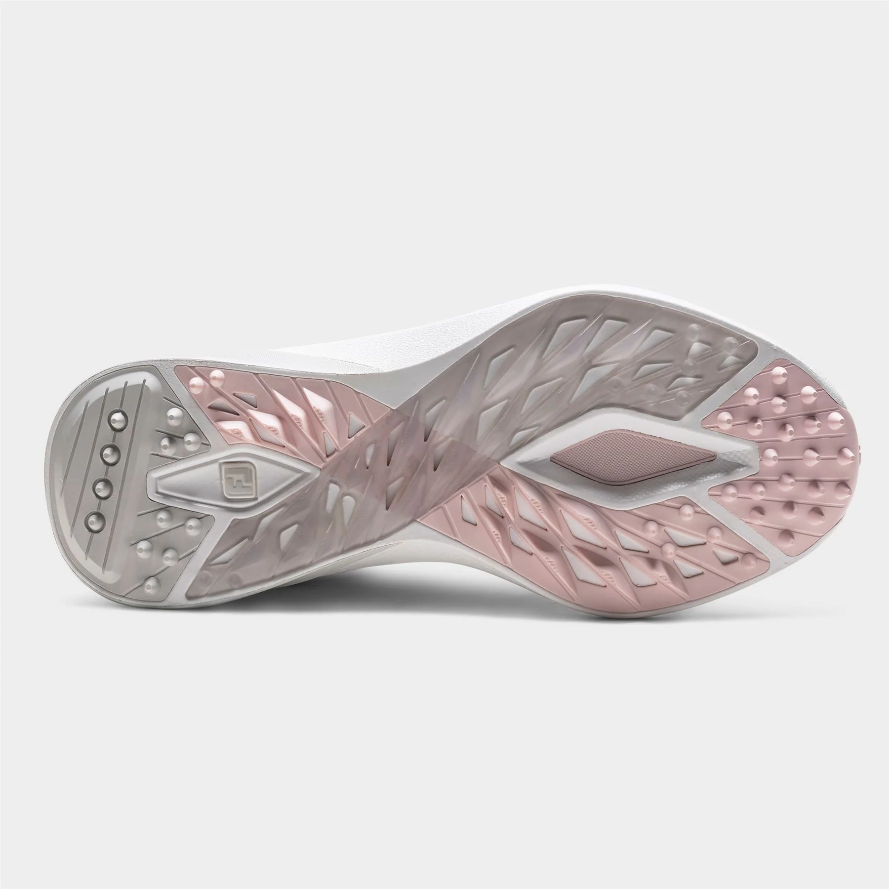 Pro Spikeless Golf Shoes White/Grey - Image 4