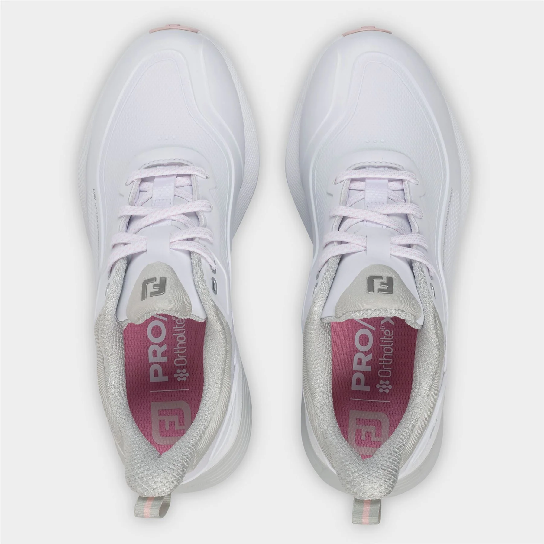 Pro Spikeless Golf Shoes White/Grey - Image 5