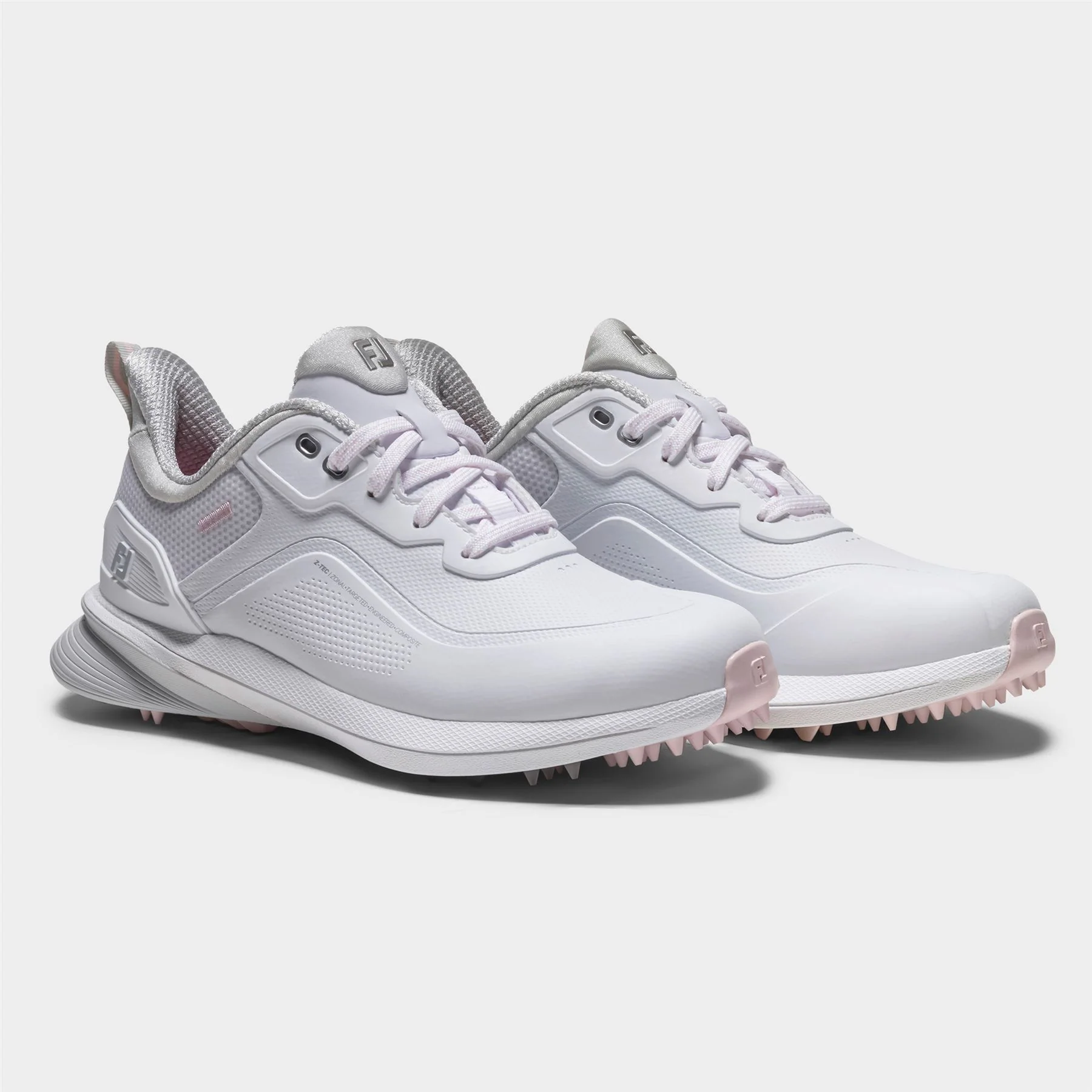 Pro Spikeless Golf Shoes White/Grey - Image 6
