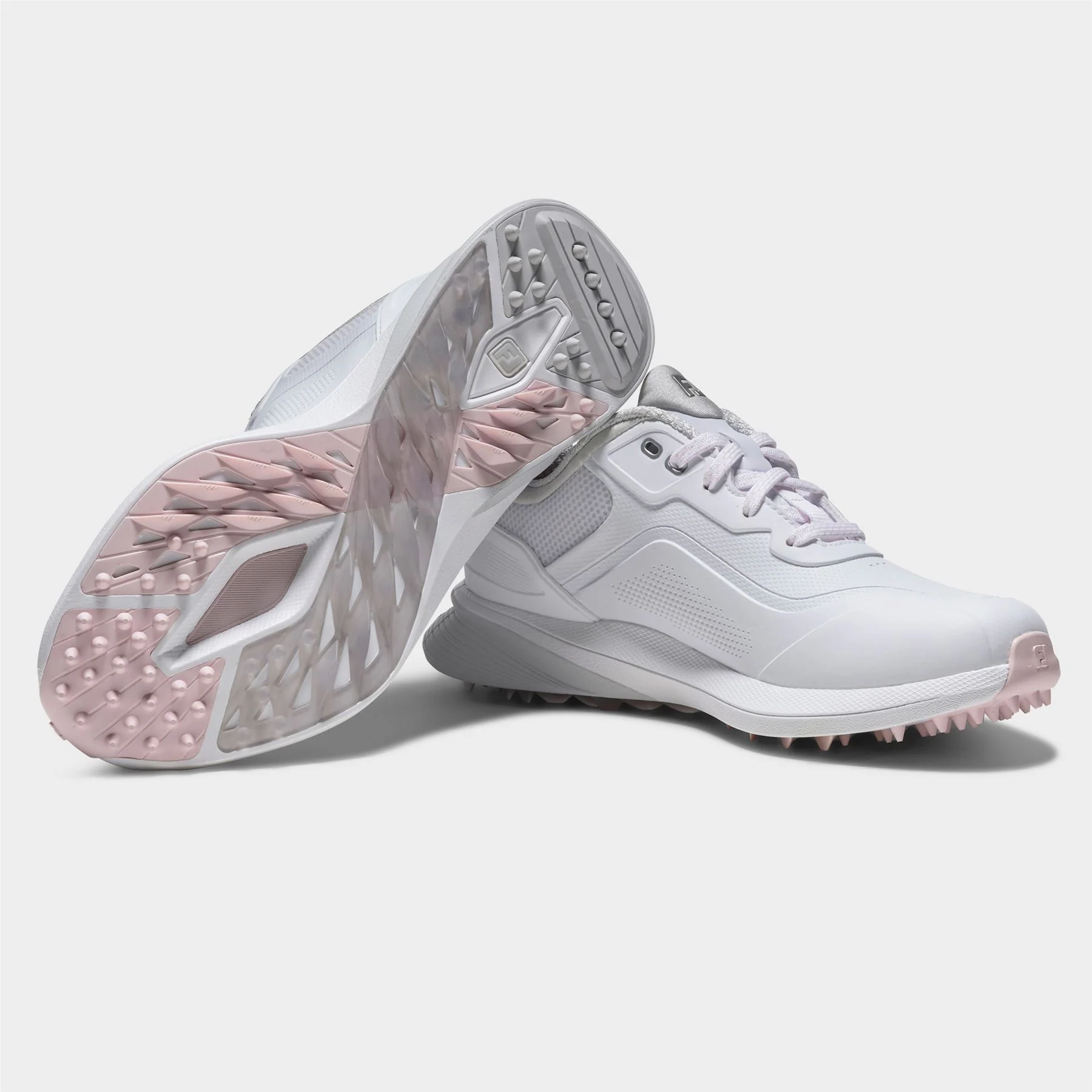 Pro Spikeless Golf Shoes White/Grey - Image 7