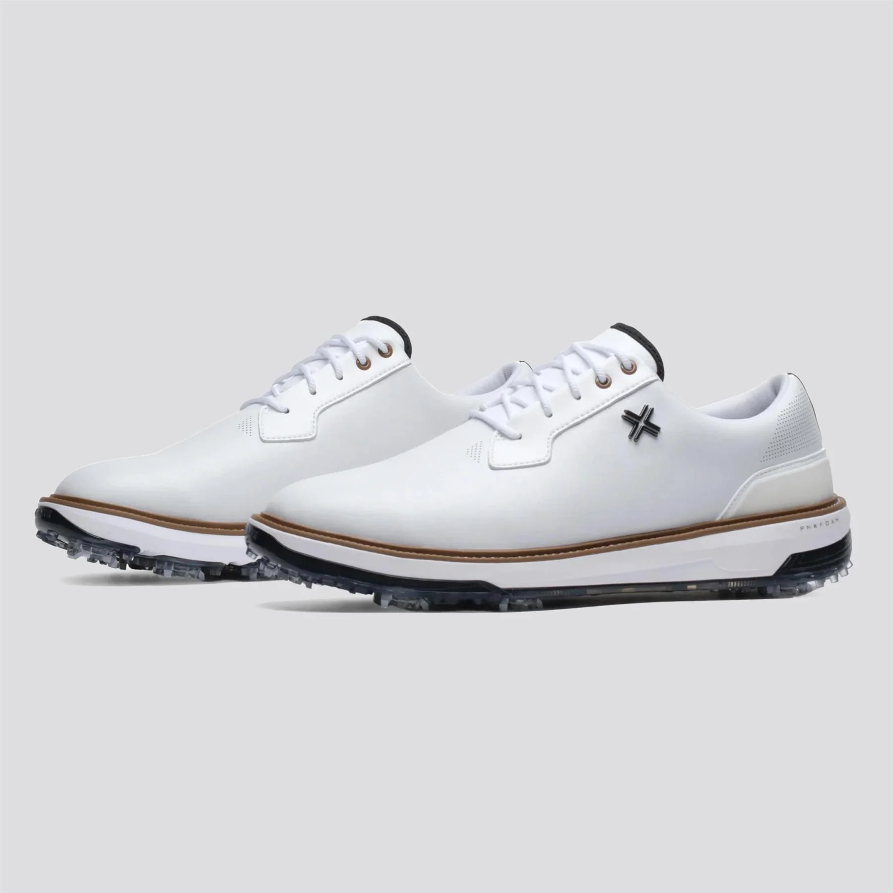 Reserve Classic Tour Spiked Golf Shoes White - Image 3