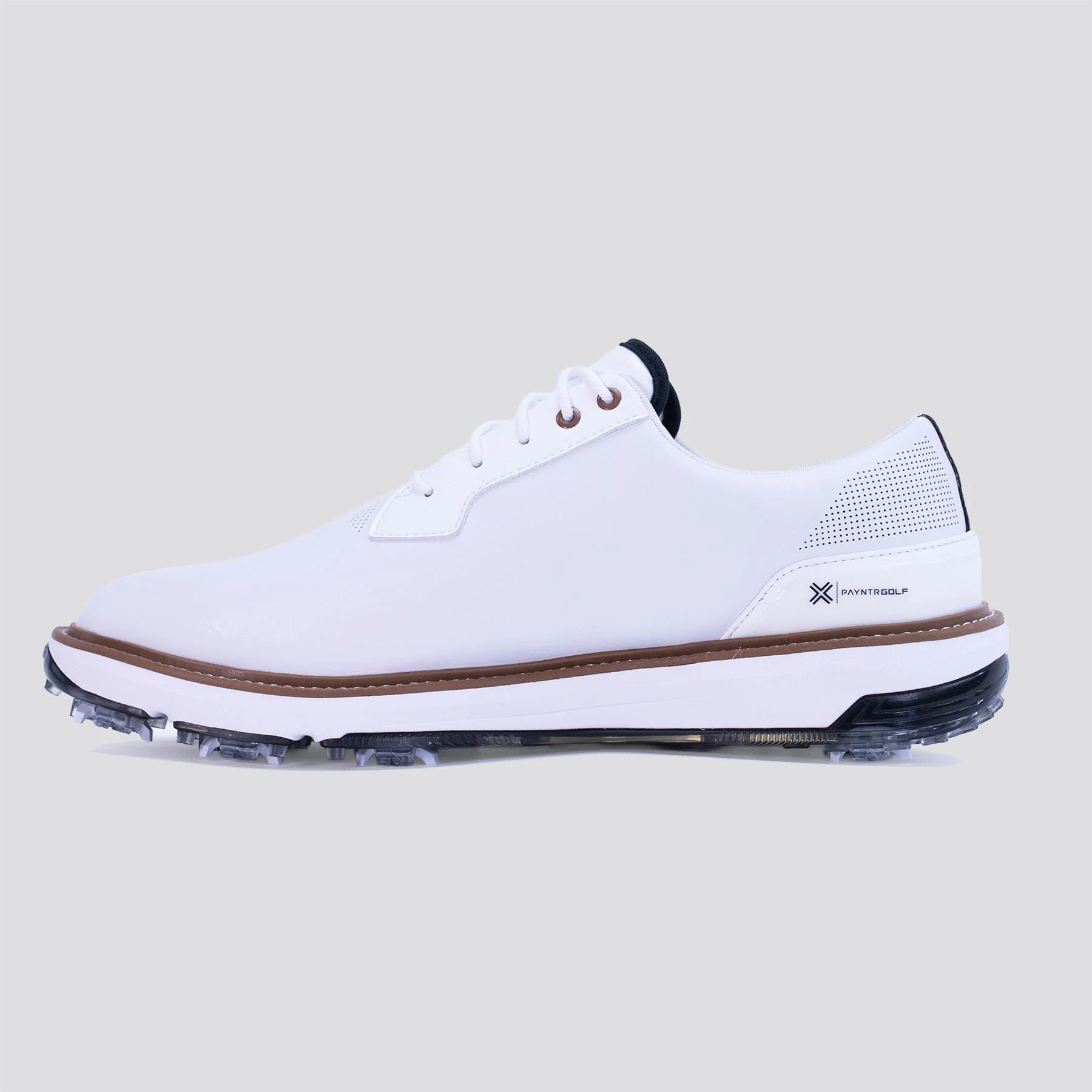 Reserve Classic Tour Spiked Golf Shoes White - Image 4