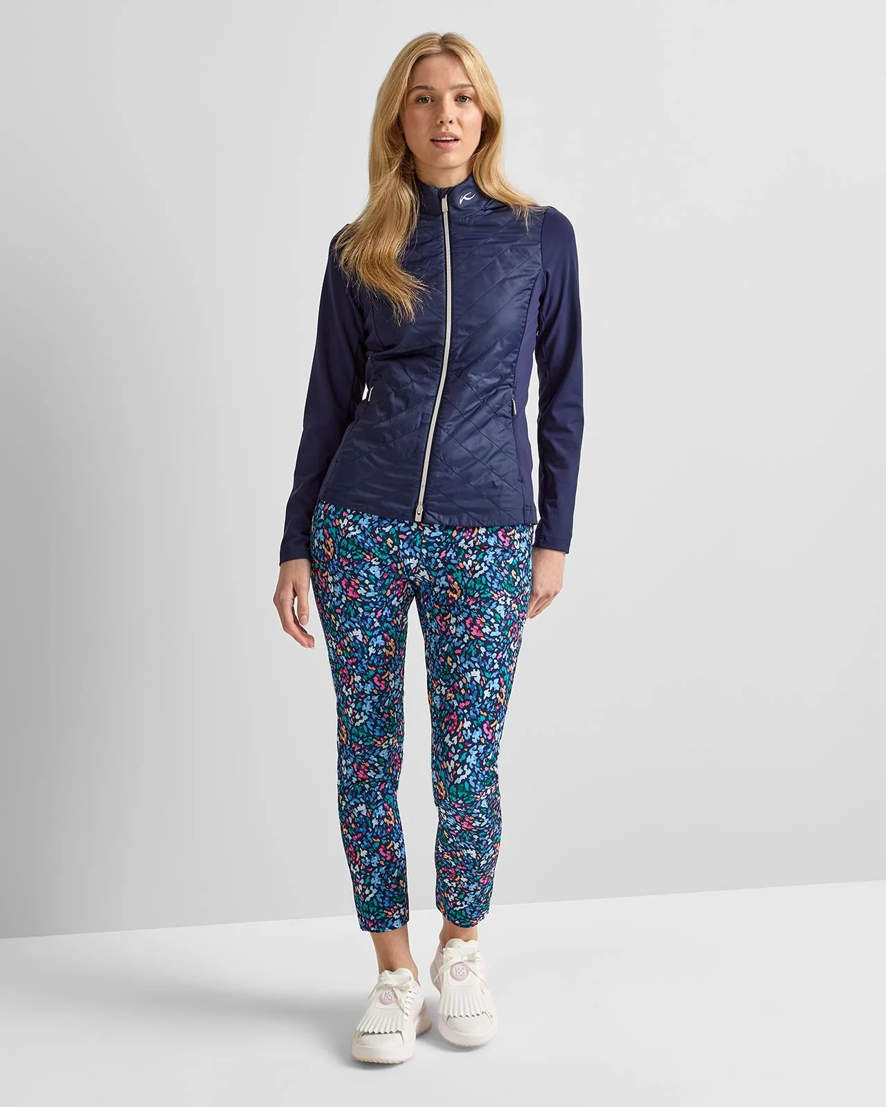 Retention Hooded Hybrid Jacket Atlanta Blue - Image 3