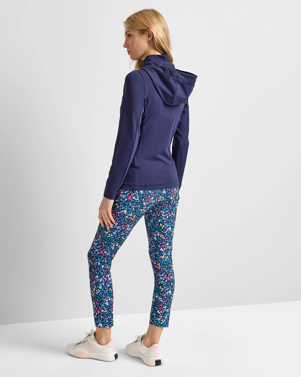 Retention Hooded Hybrid Jacket Atlanta Blue - Image 4