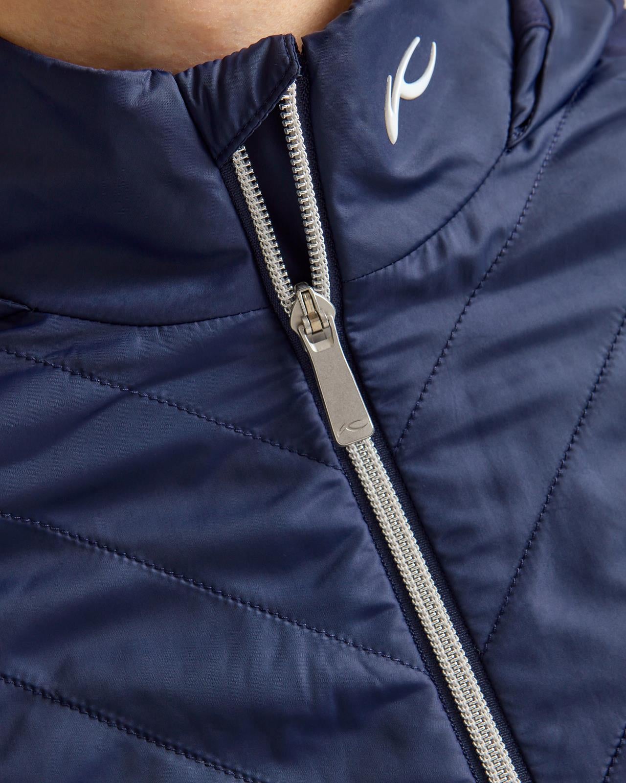 Retention Hooded Hybrid Jacket Atlanta Blue - Image 7