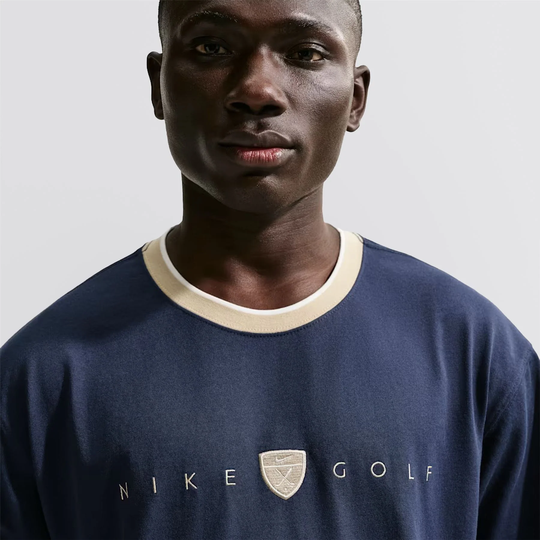Retro Golf T-Shirt College Navy - Image 3