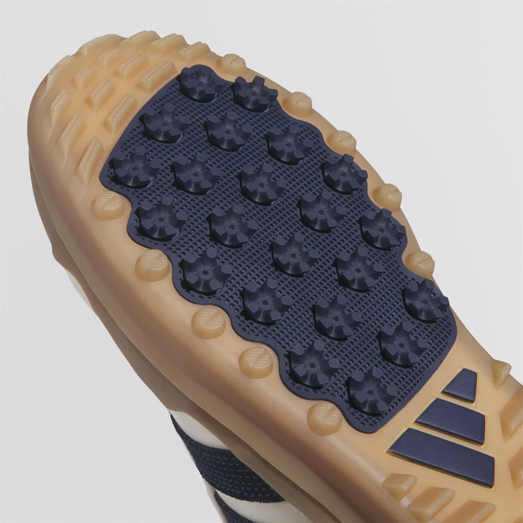 RETROCROSS Gripmore Spikeless Golf Shoes Chalk White/Collegiate Navy/Gum - Image 5