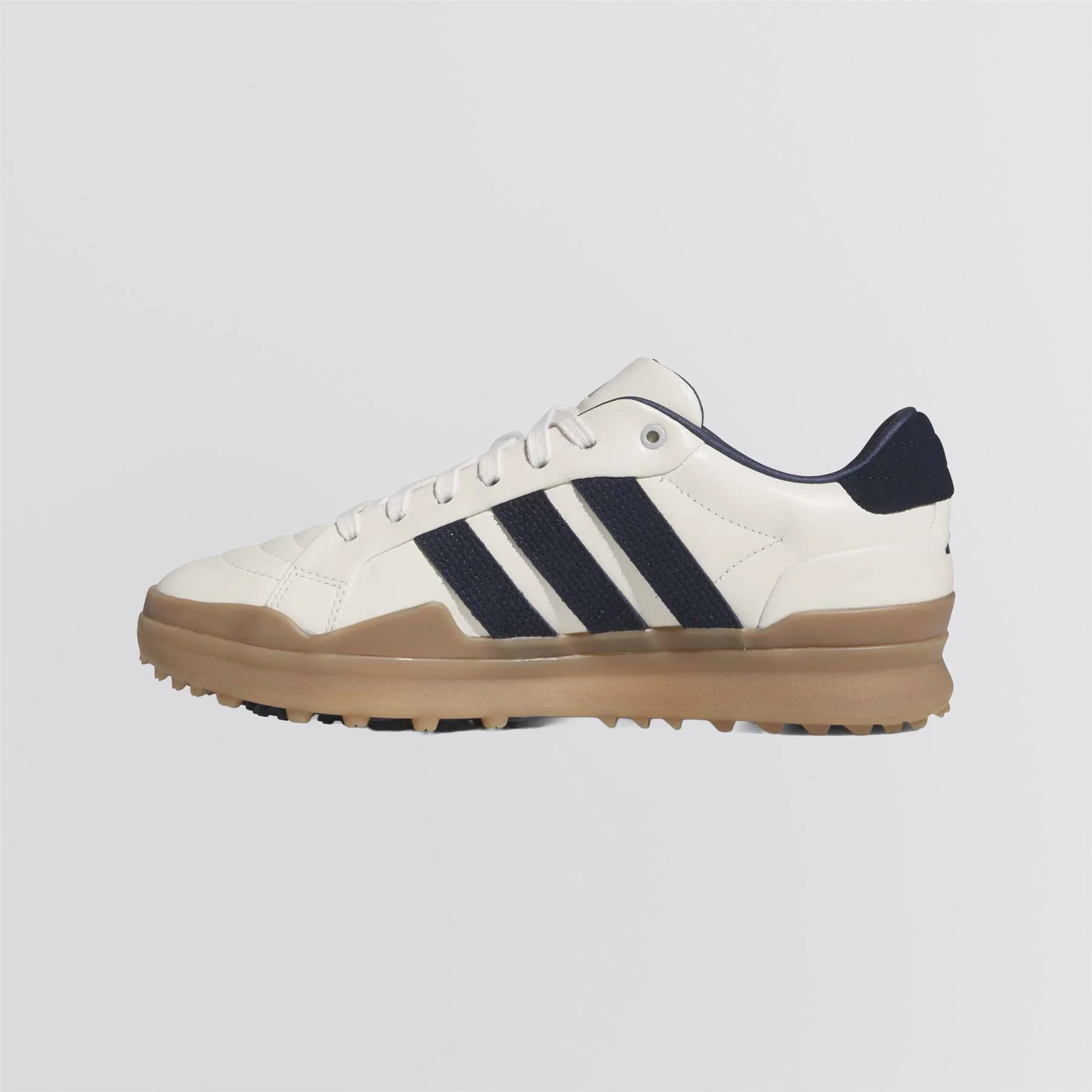 RETROCROSS Gripmore Spikeless Golf Shoes Chalk White/Collegiate Navy/Gum - Image 7