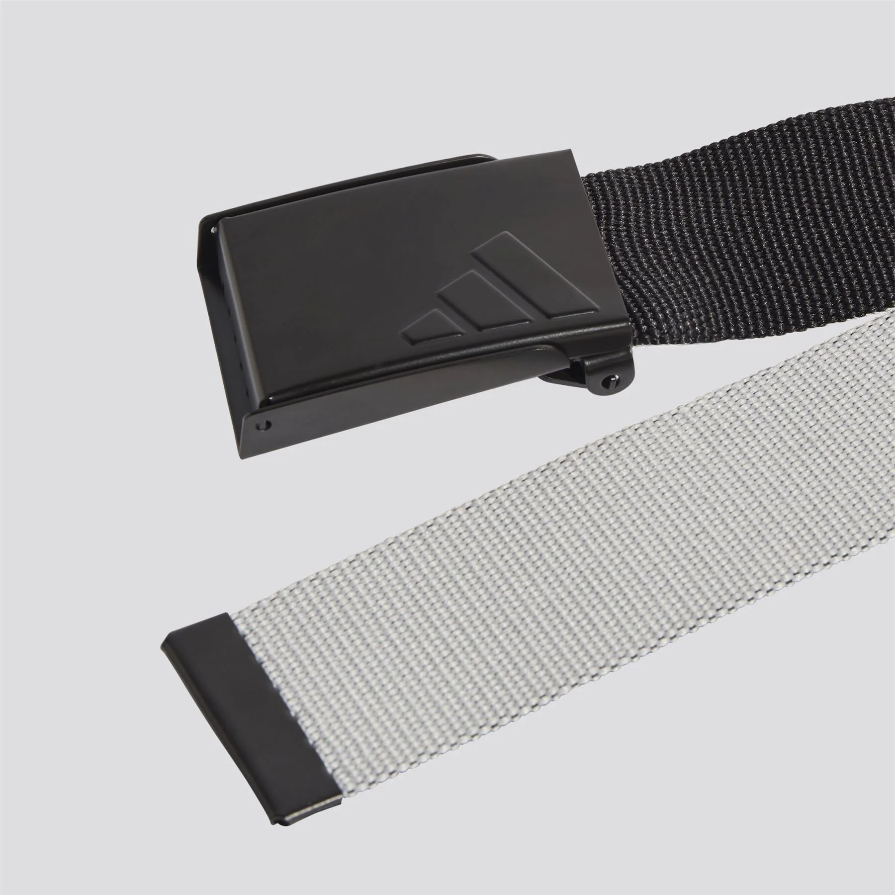Reversible Webbing Belt Black/Grey - Image 2